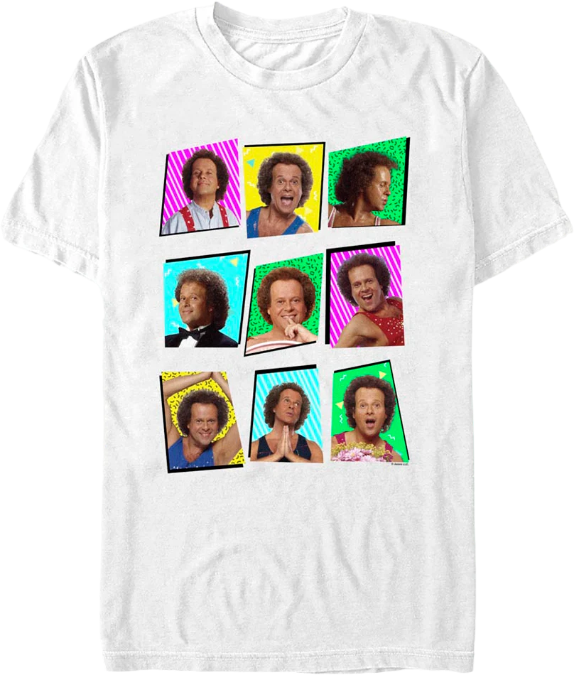 Retro Collage Richard Simmons T-Shirt