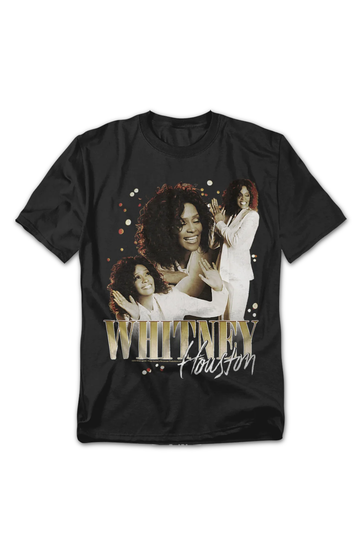 Retro Collage Whitney Houston T-Shirt - Image 2