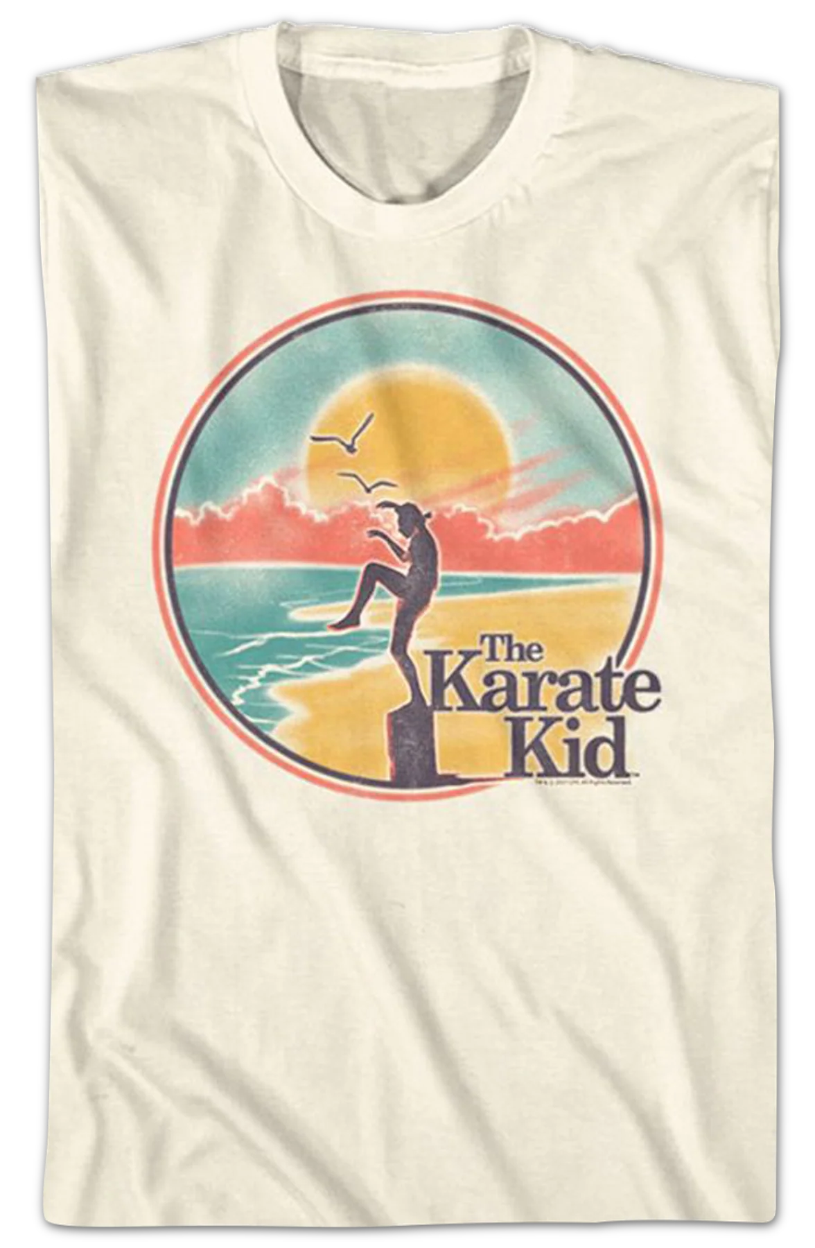 Retro Crane Kick Karate Kid T-Shirt - Image 2