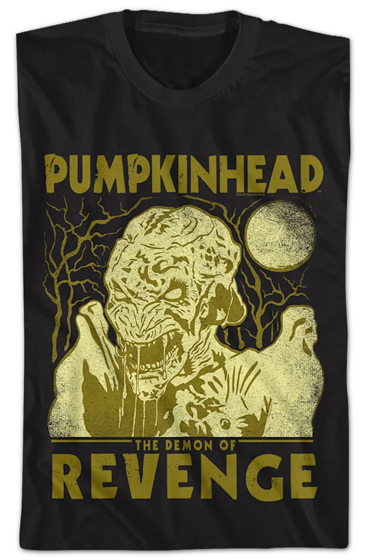 Retro Demon Of Revenge Pumpkinhead T-Shirt - Image 2
