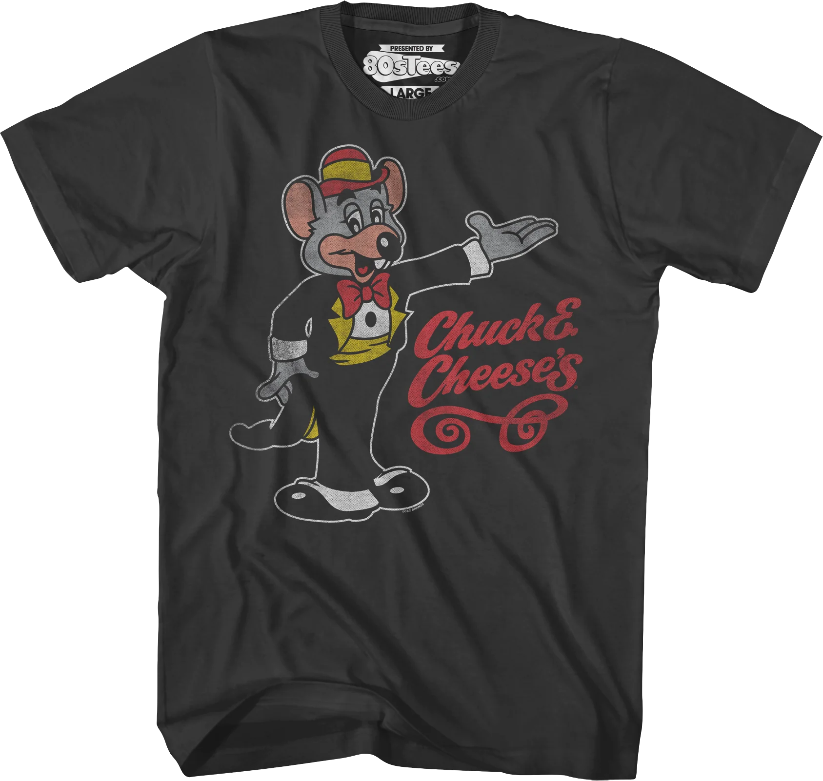 Retro Distressed Chuck E. Cheese T-Shirt