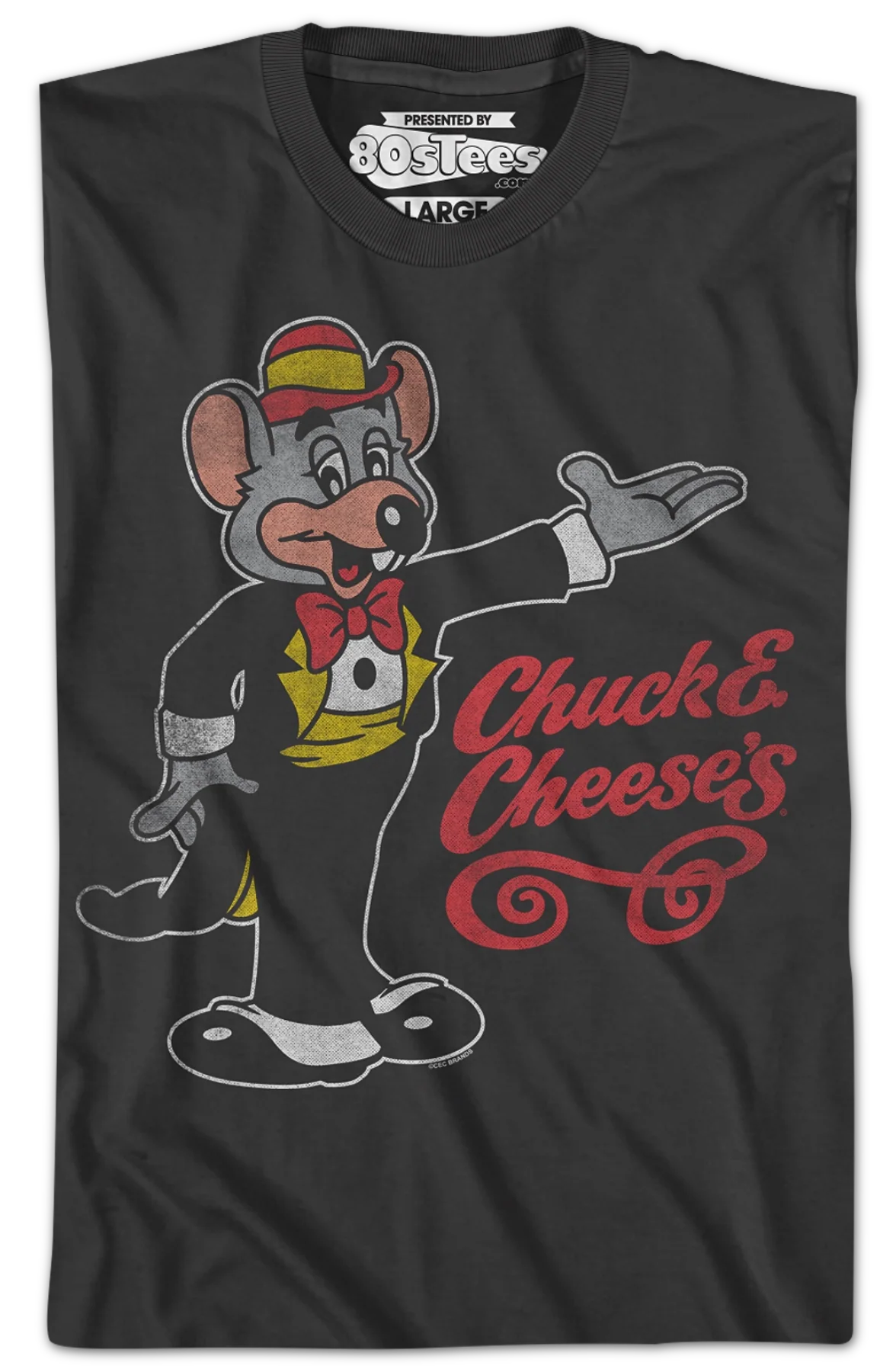 Retro Distressed Chuck E. Cheese T-Shirt - Image 2