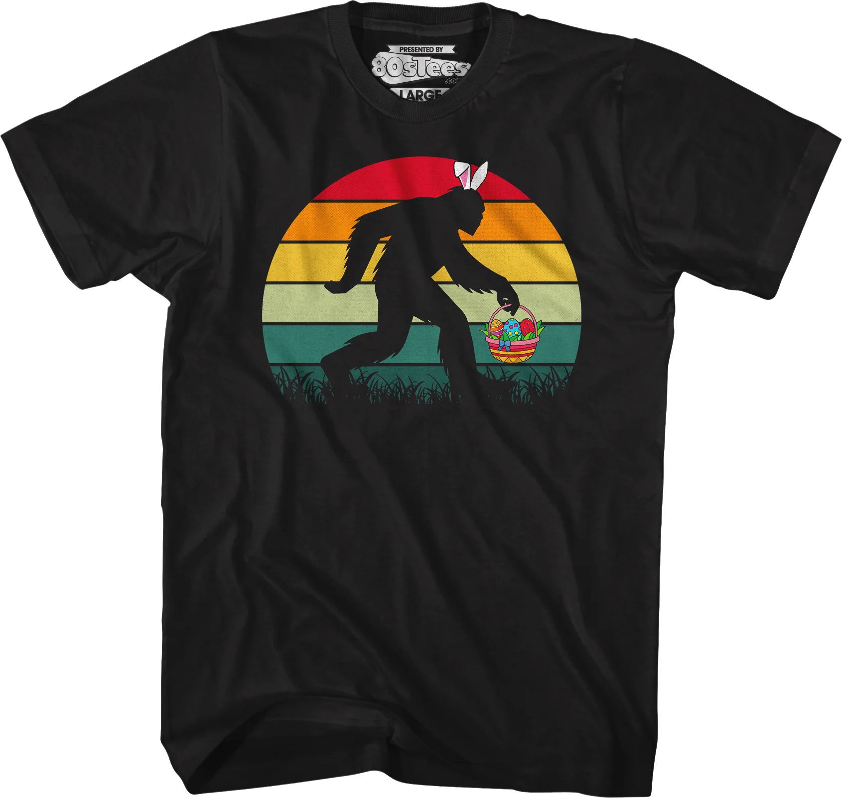 Retro Easter Bigfoot T-Shirt