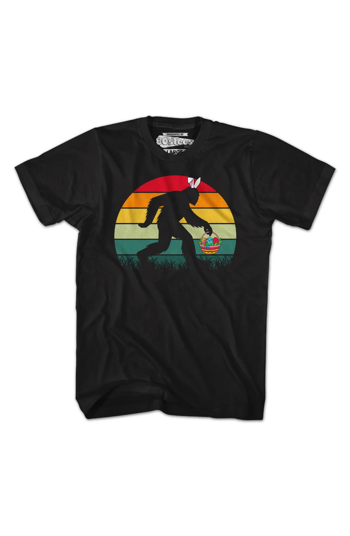 Retro Easter Bigfoot T-Shirt - Image 2