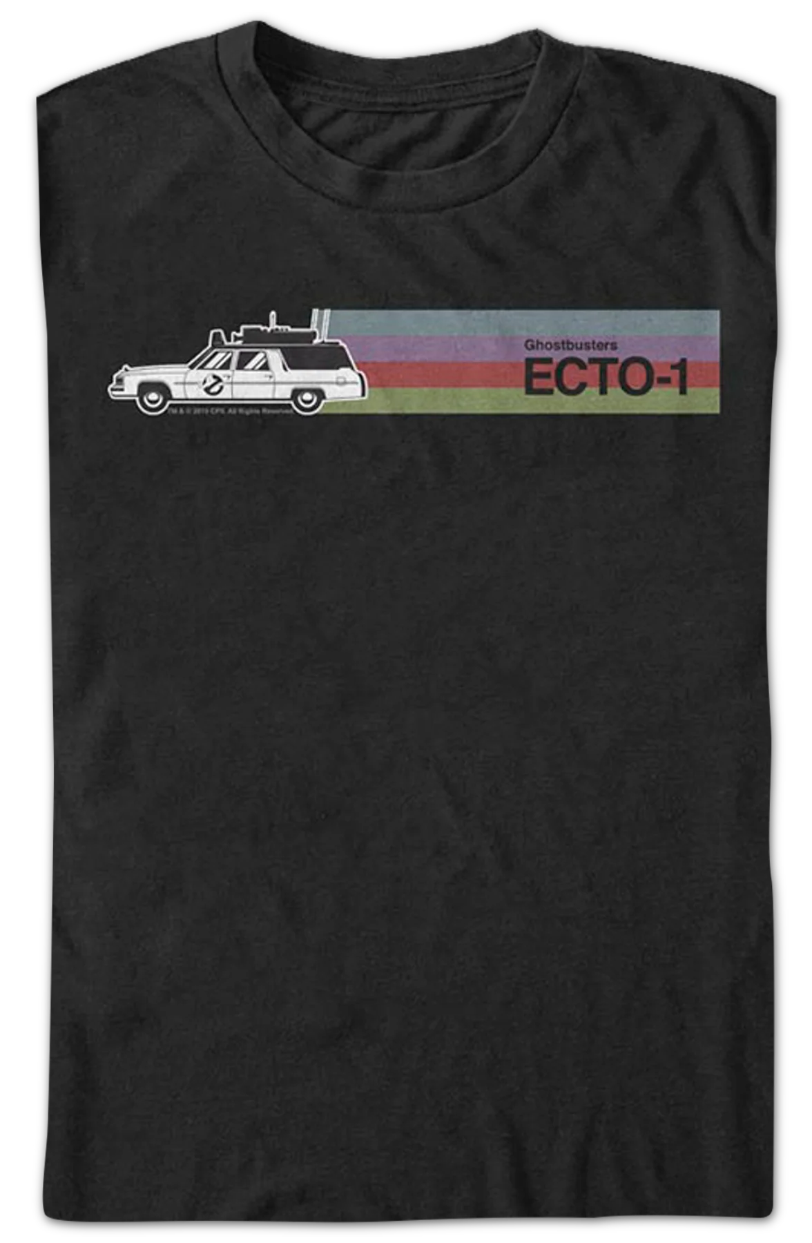 Retro Ecto-1 Ghostbusters T-Shirt - Image 2