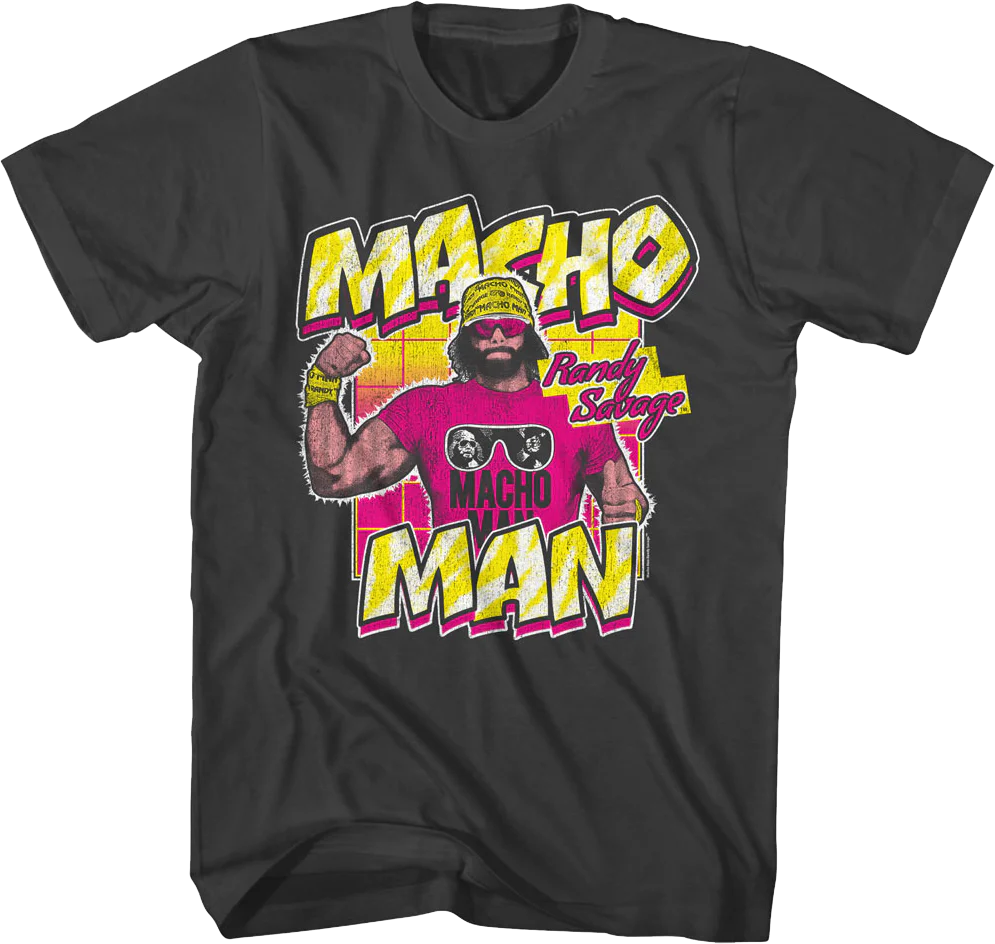 Retro Flex Macho Man Randy Savage T-Shirt
