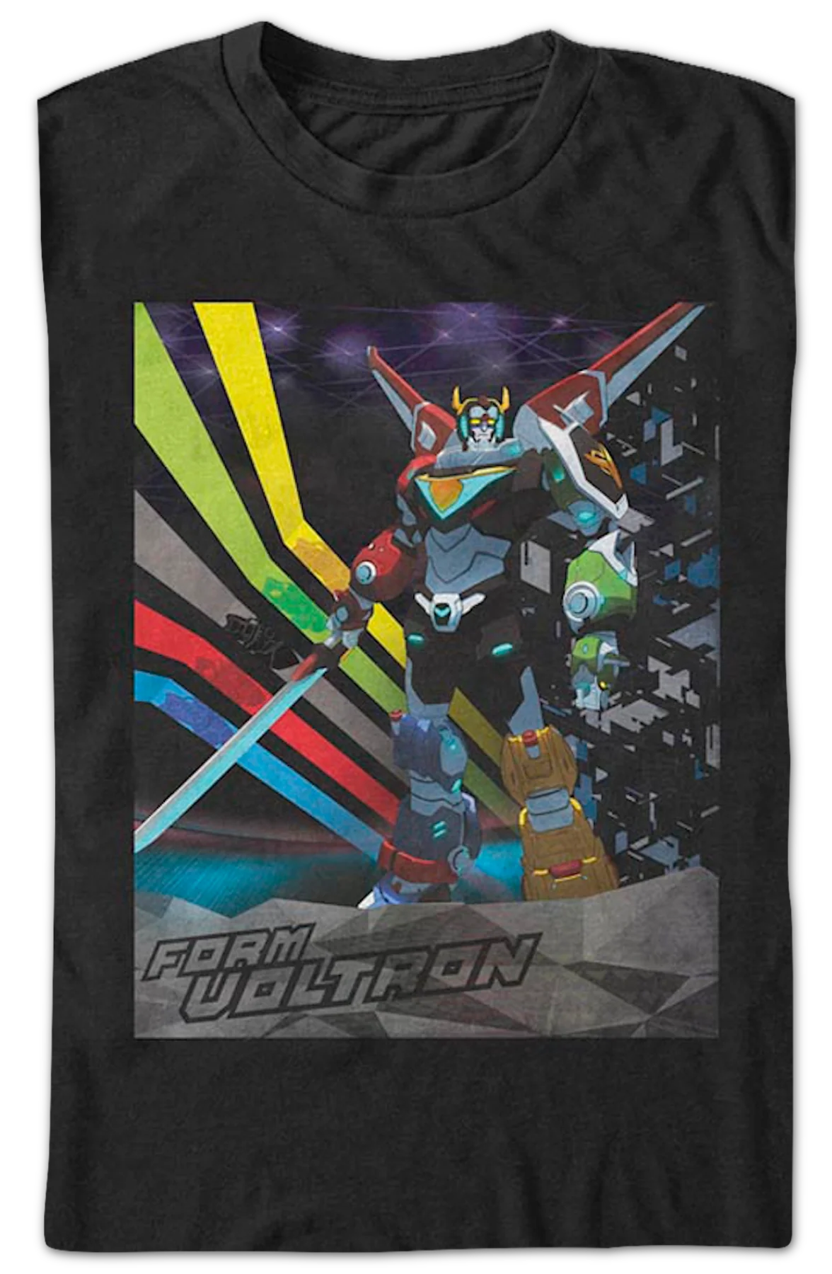 Retro Form Voltron T-Shirt - Image 2