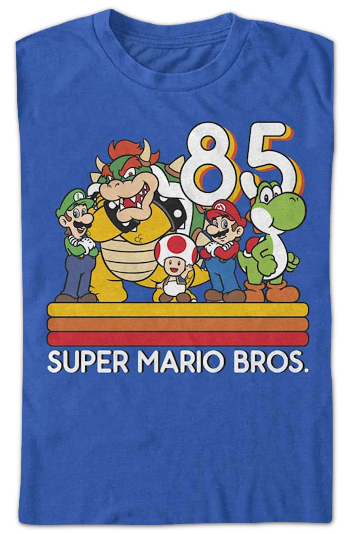 Retro Group Photo Super Mario Bros. T-Shirt - Image 2