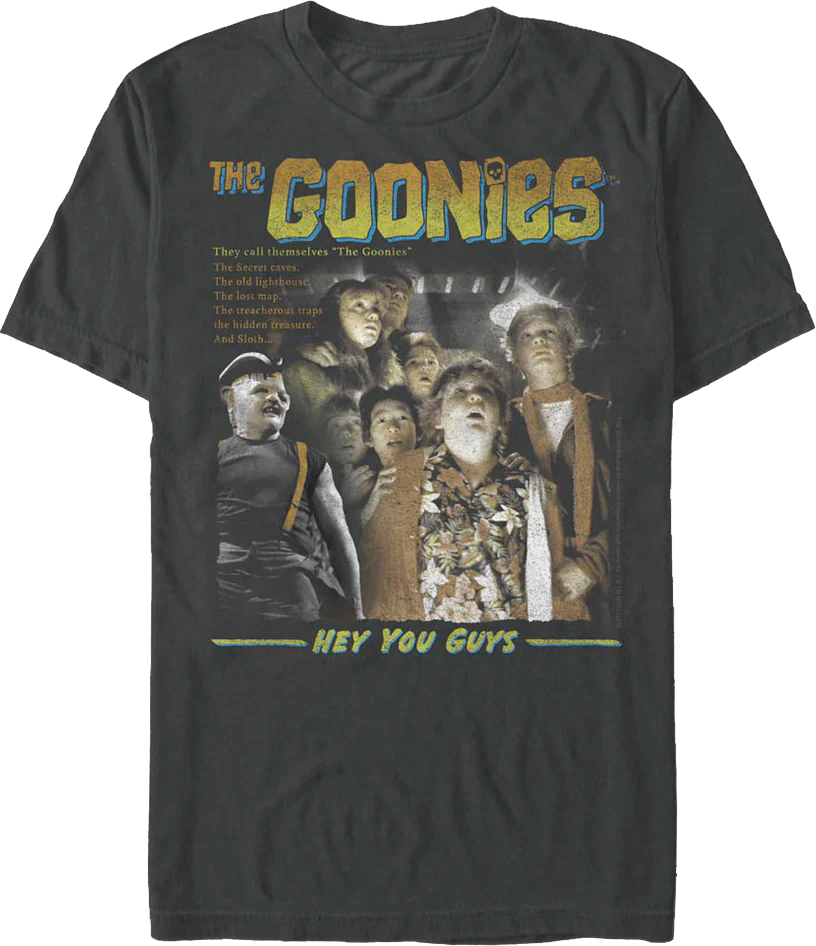 Retro Hey You Guys Goonies T-Shirt