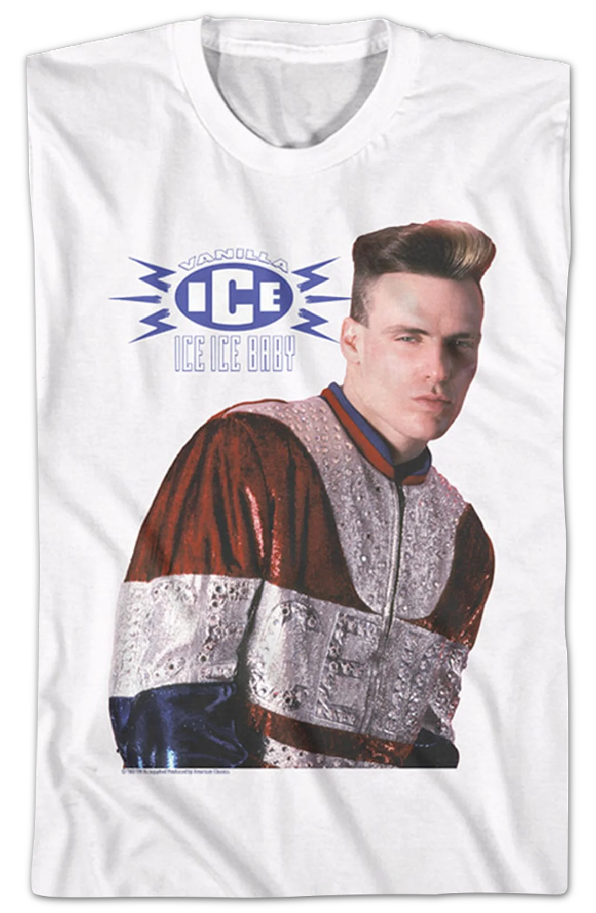 Retro Ice Ice Baby Vanilla Ice T-Shirt - Image 2