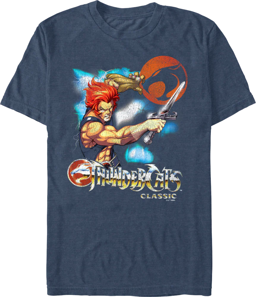 Retro Lion-O Sword of Omens ThunderCats T-Shirt