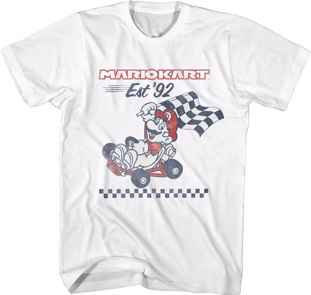 Retro Mario Kart Nintendo T-Shirt