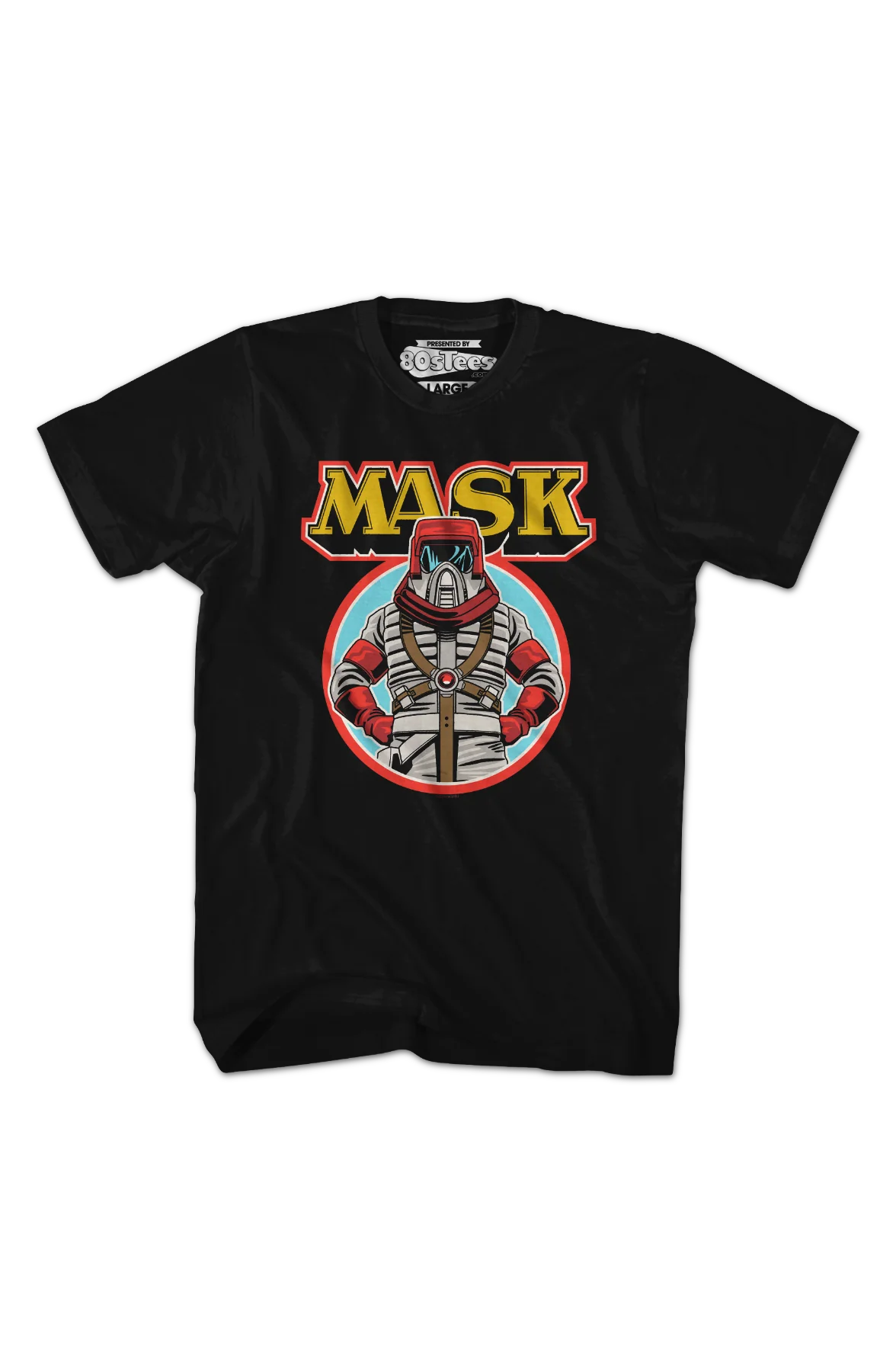 Retro Matt Trakker Circle MASK T-Shirt - Image 2