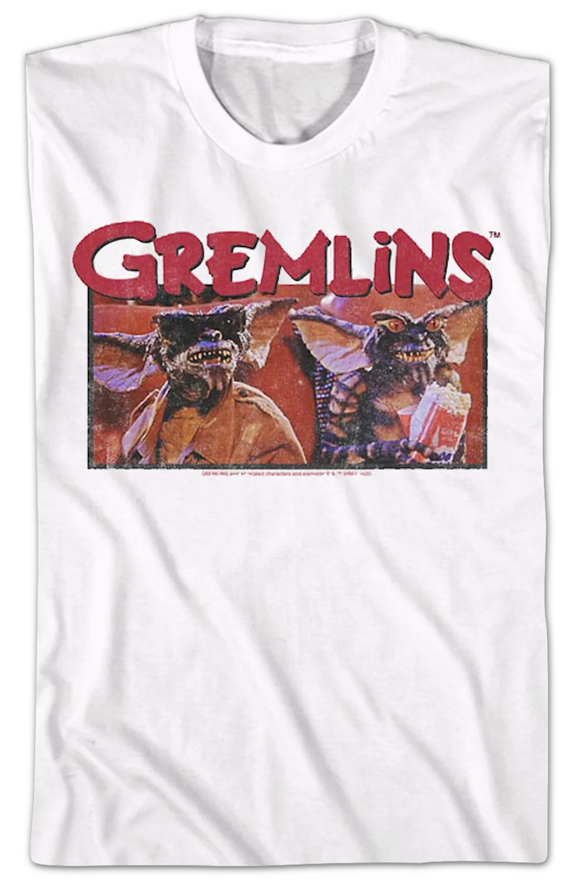 Retro Movie Theater Gremlins T-Shirt - Image 2
