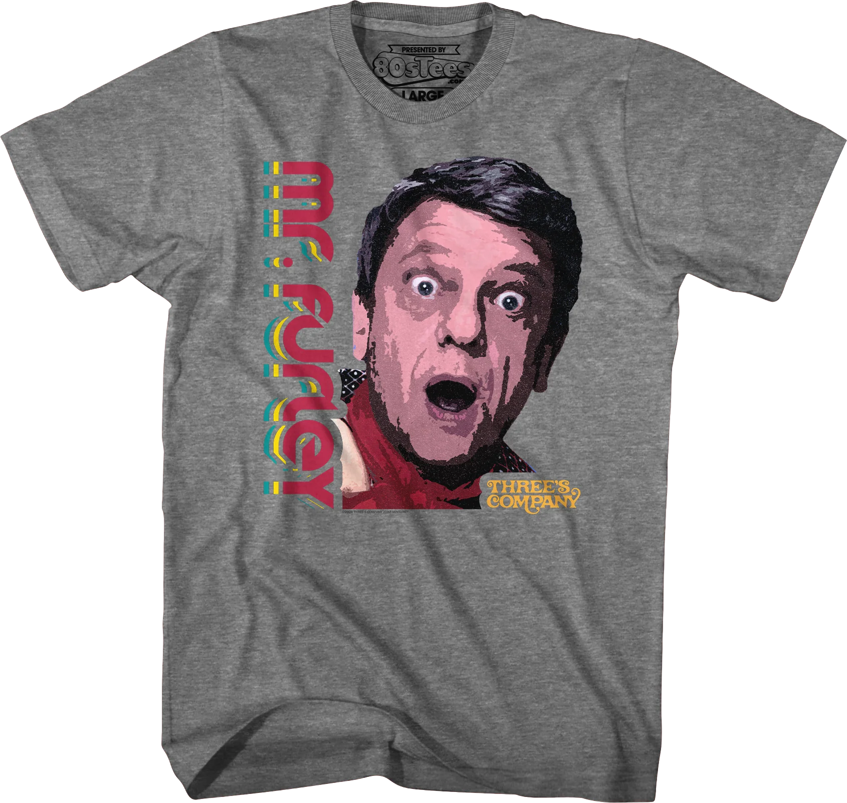 Retro Mr. Furley Three's Company T-Shirt - Image 5