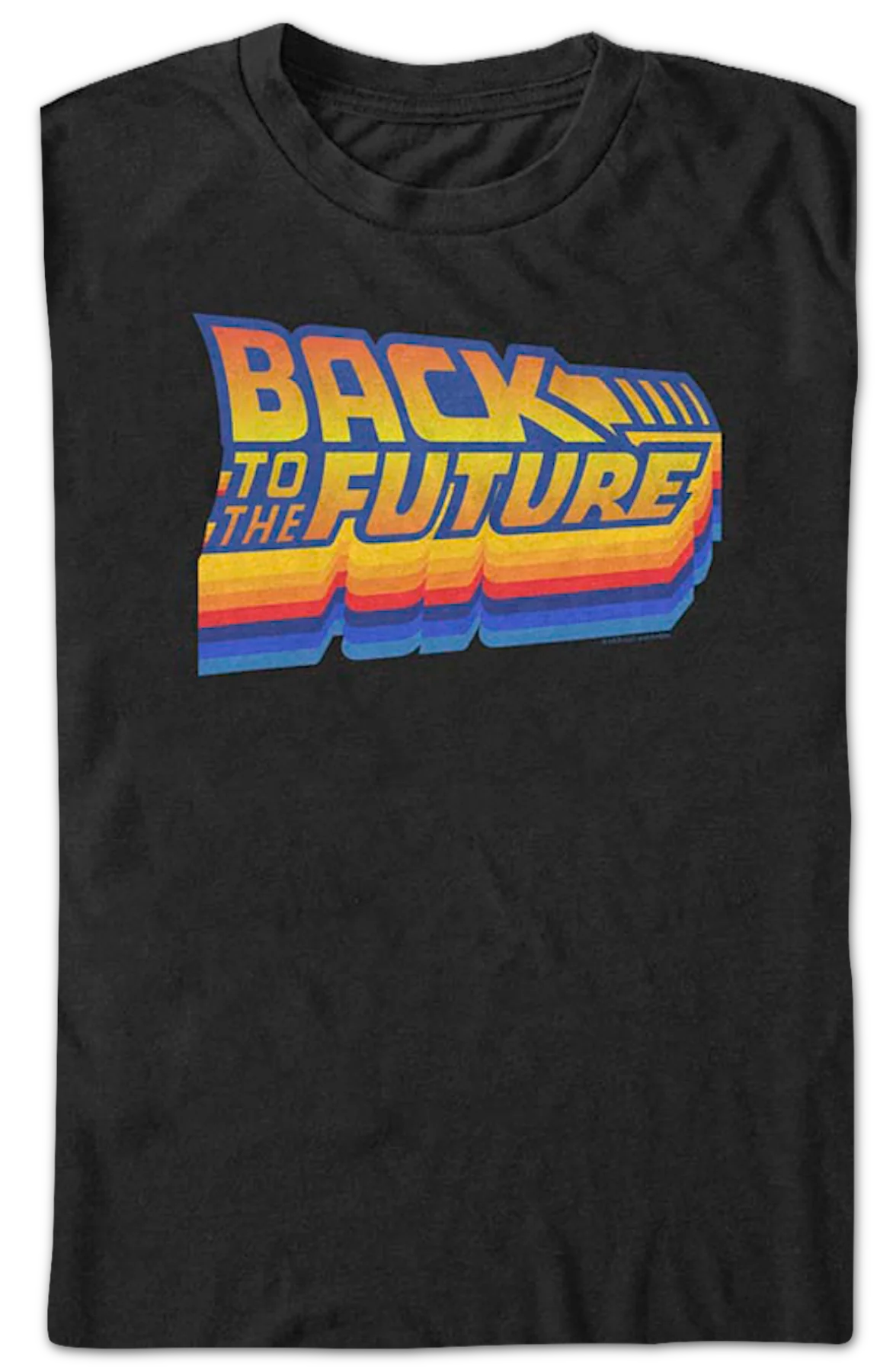 Retro New Wave Logo Back To The Future T-Shirt - Image 2