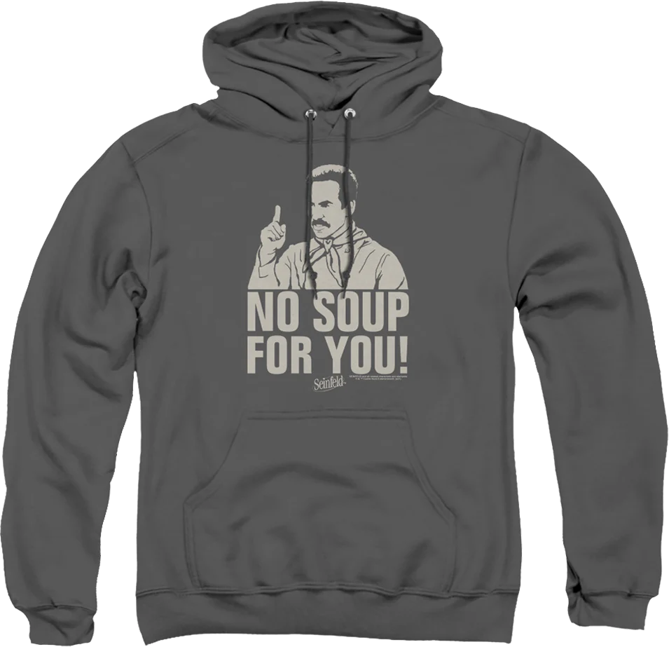 Retro No Soup For You Seinfeld Hoodie