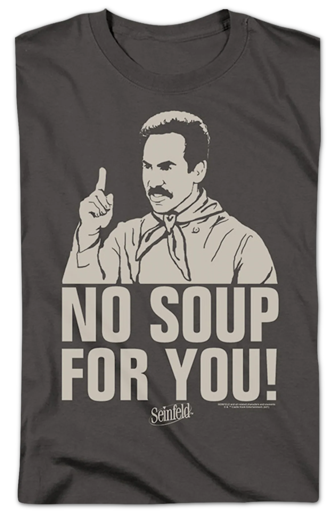 Retro No Soup For You Seinfeld T-Shirt - Image 2