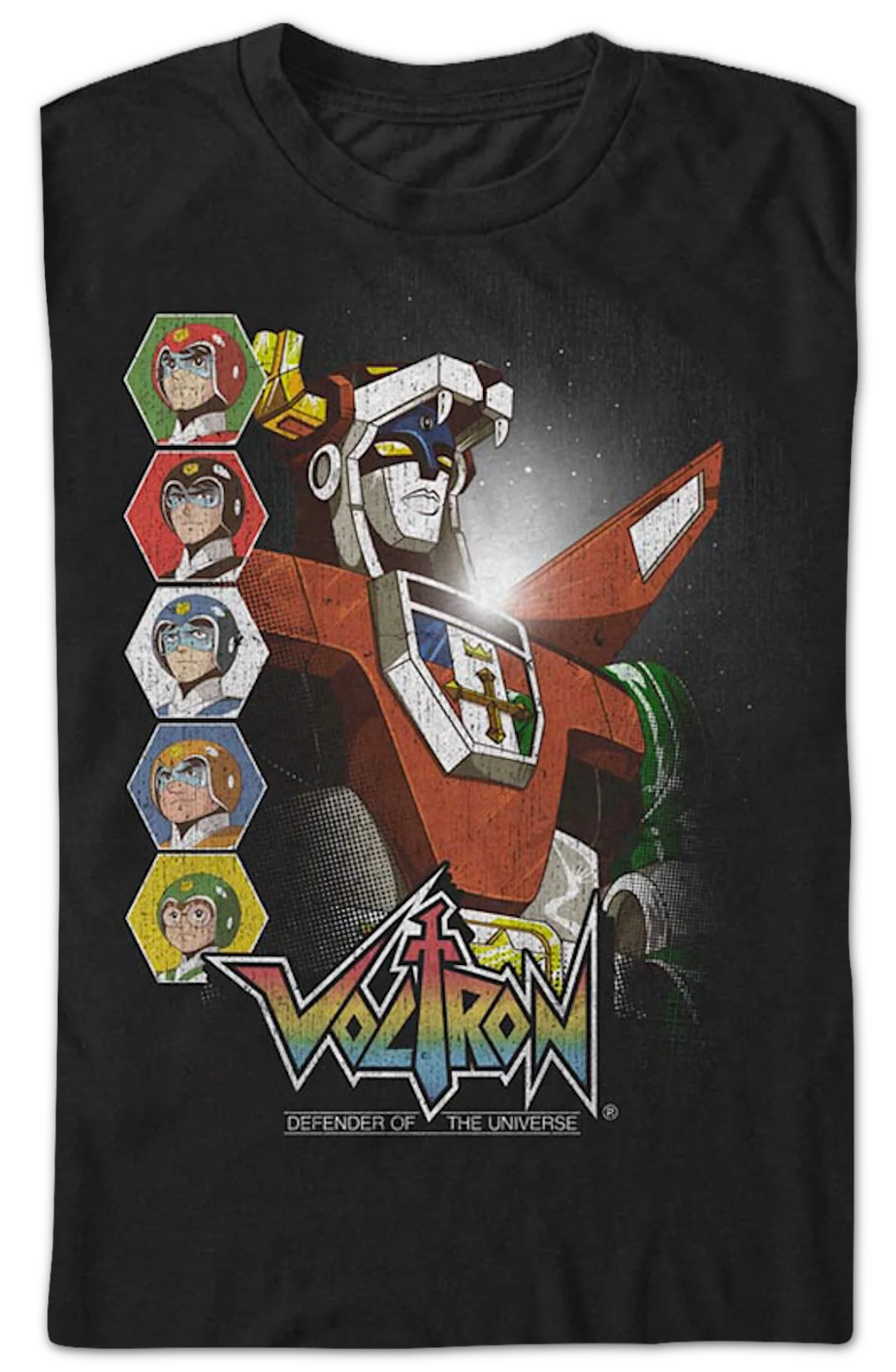 Retro Pilots And Robot Voltron T-Shirt - Image 2
