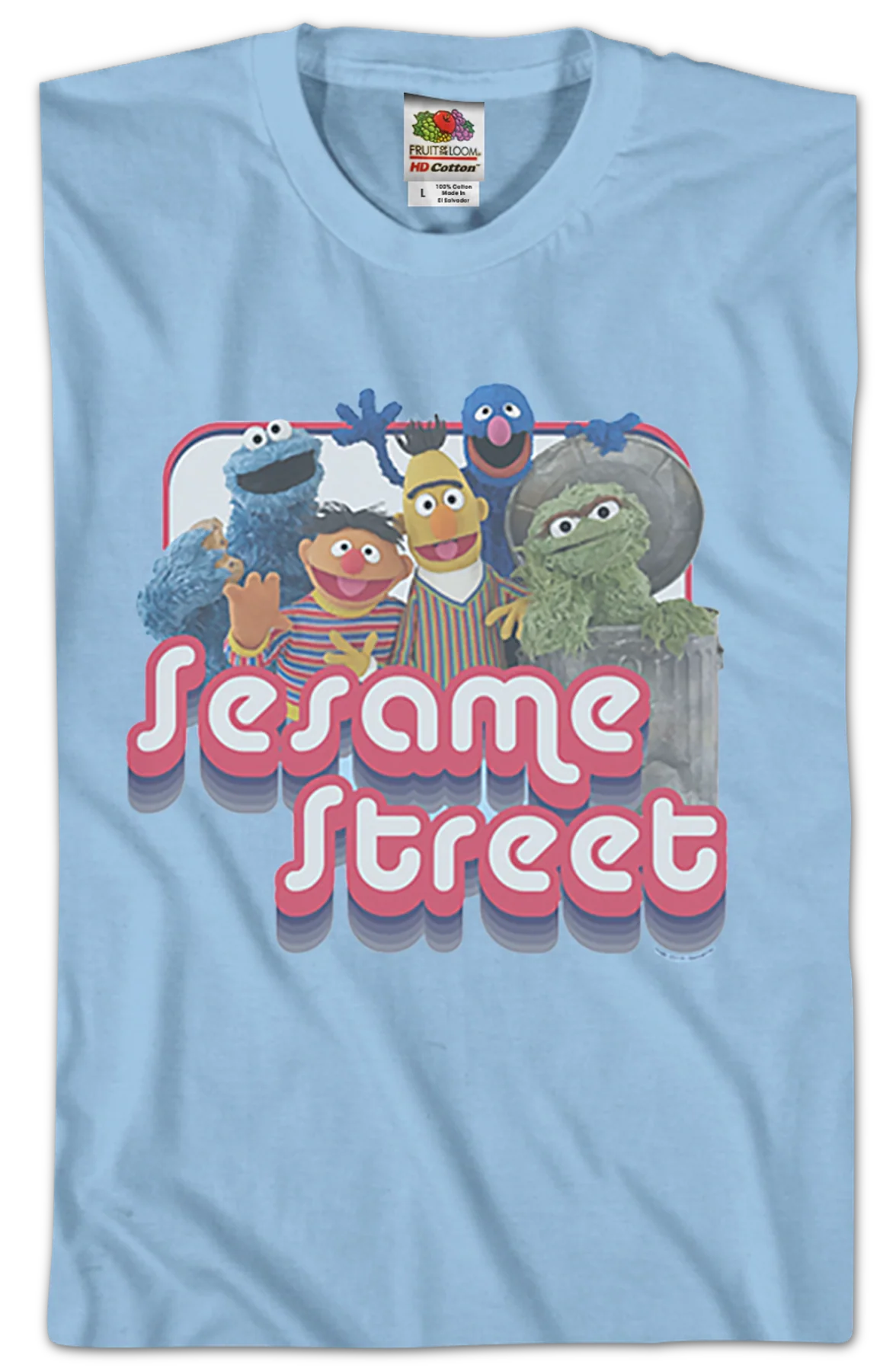 Retro Sesame Street T-Shirt - Image 2