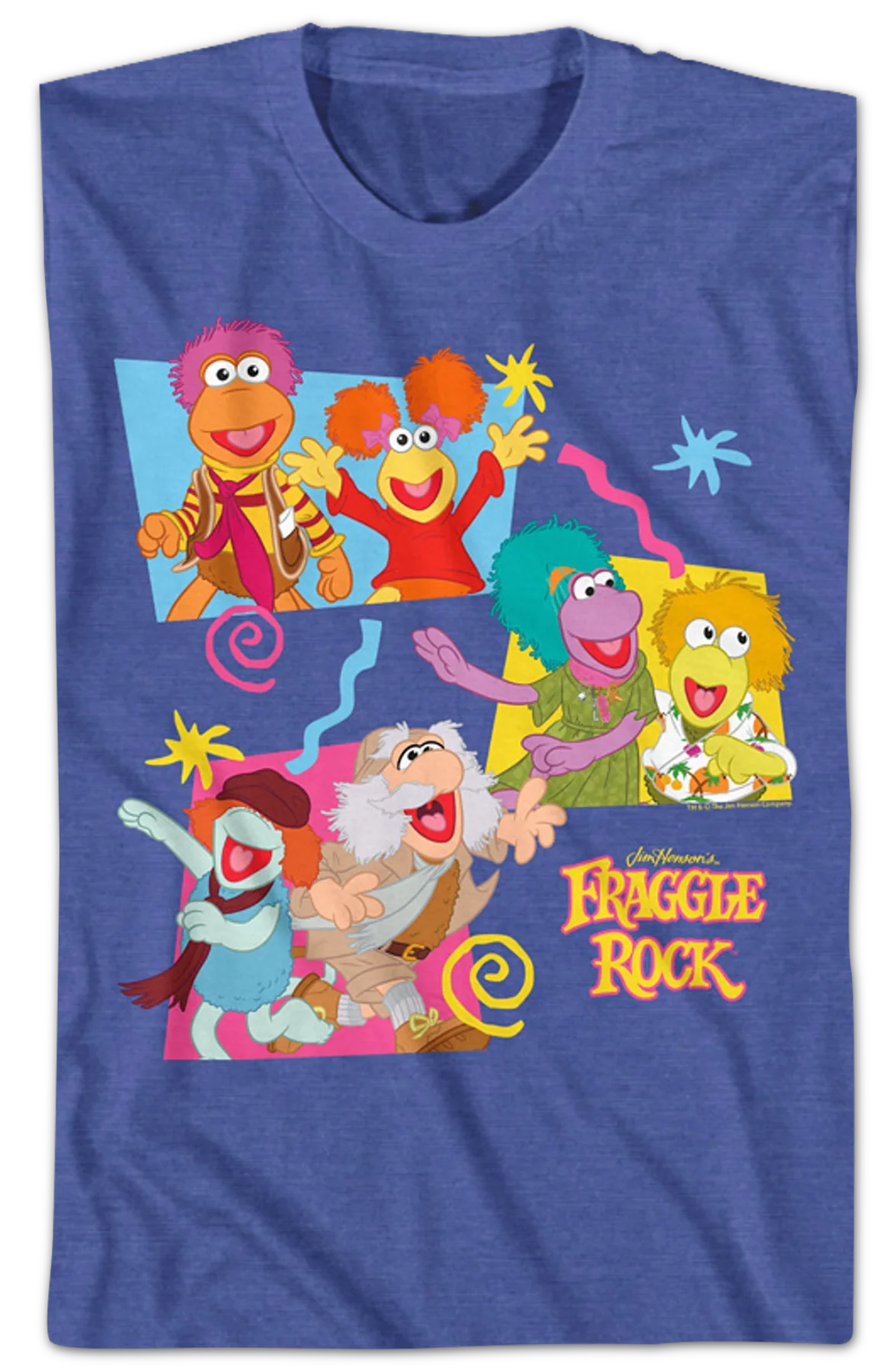 Retro Shapes Fraggle Rock T-Shirt - Image 2