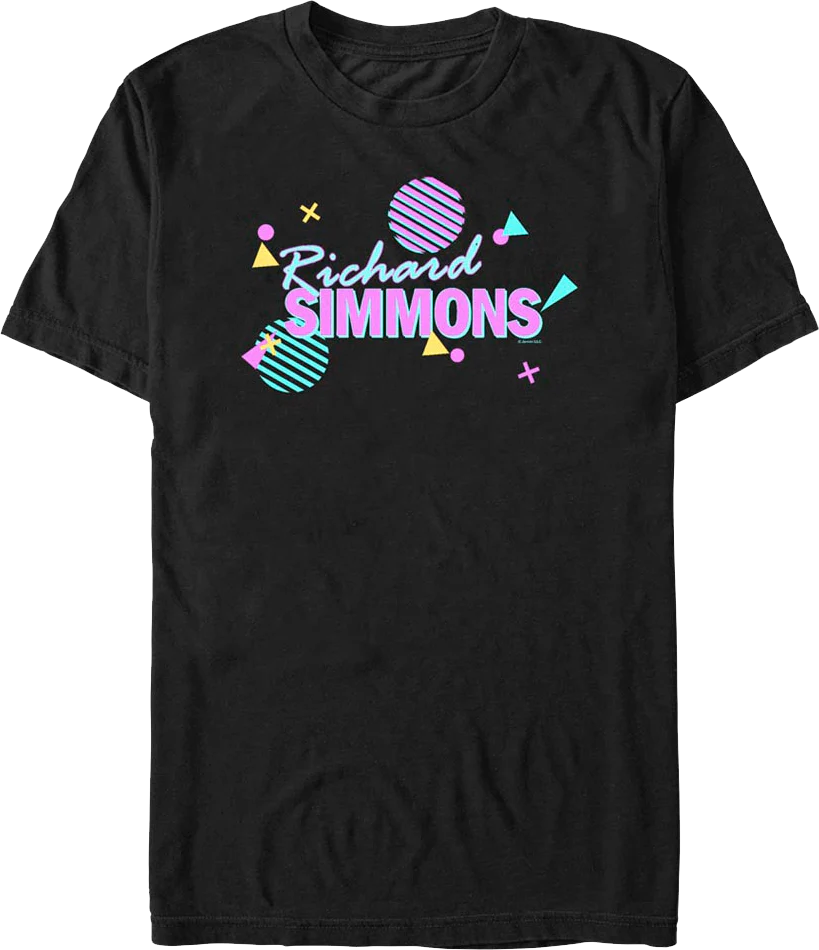Retro Shapes Richard Simmons T-Shirt