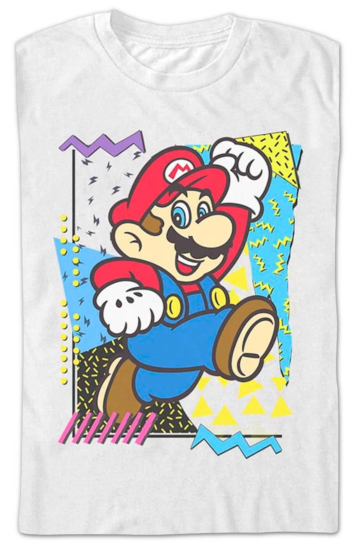 Retro Shapes Super Mario Bros. T-Shirt - Image 2