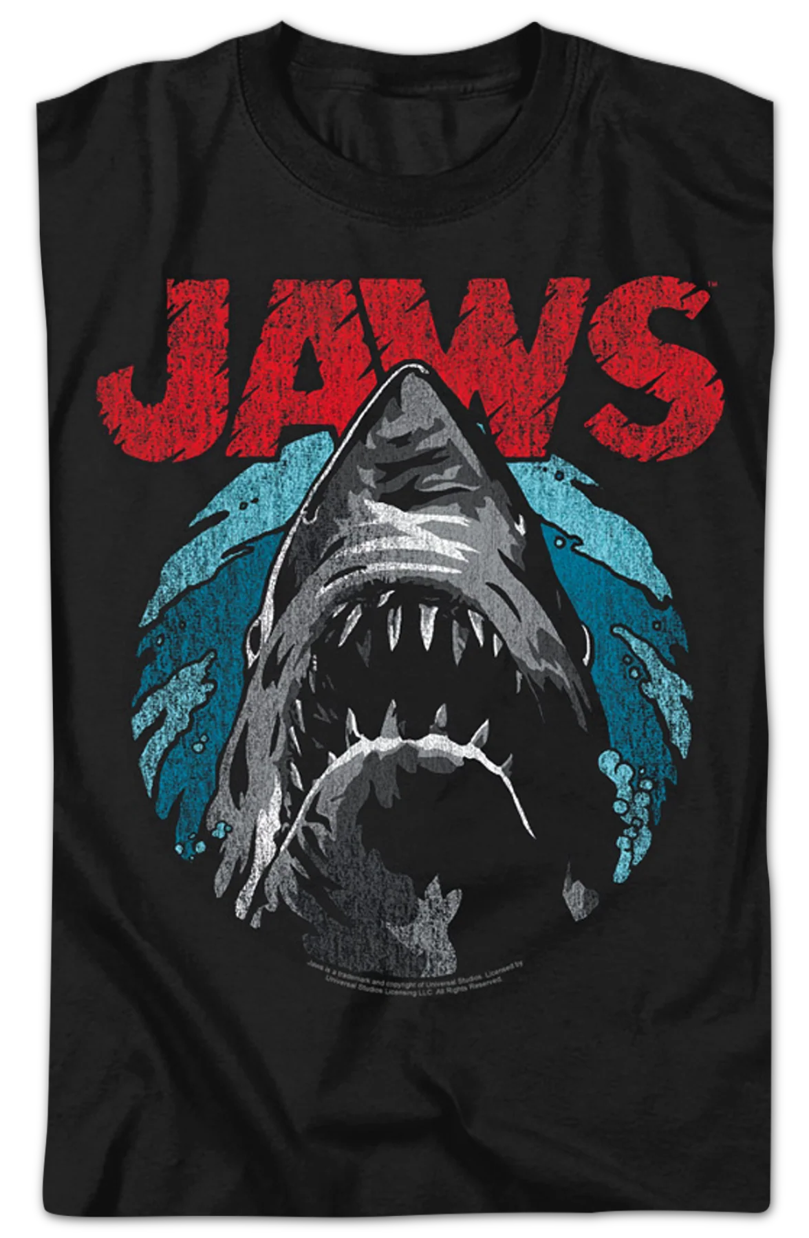 Retro Shark Attack Jaws T-Shirt - Image 2