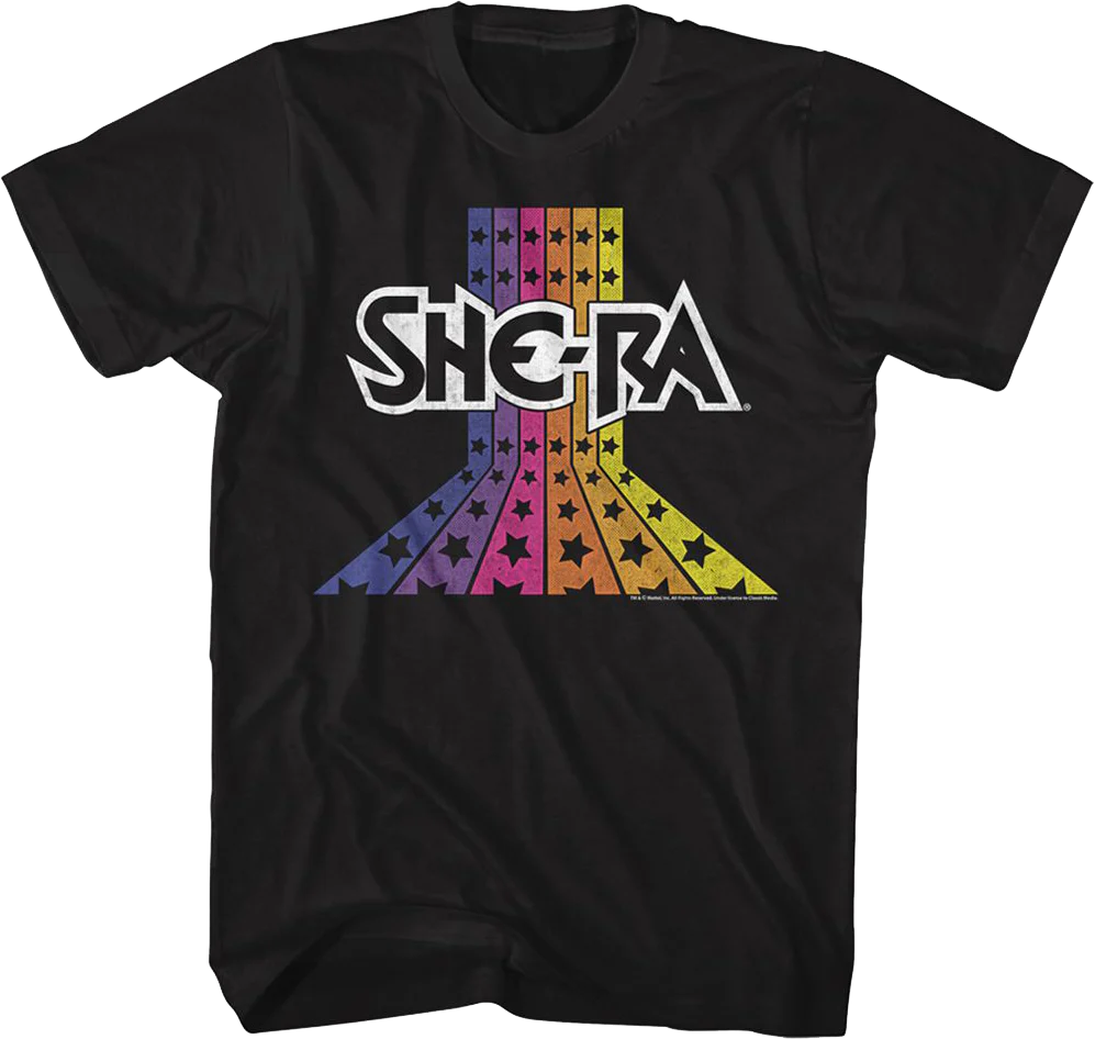 Retro She-Ra Stars Masters of the Universe T-Shirt