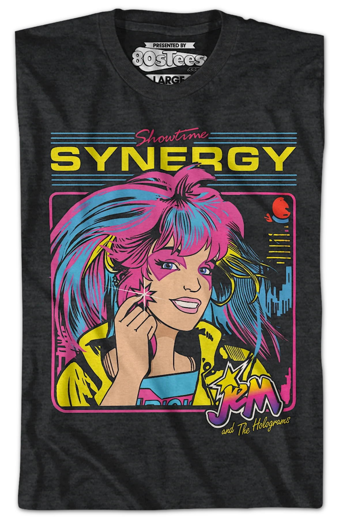 Retro Showtime Synergy Jem T-Shirt - Image 2