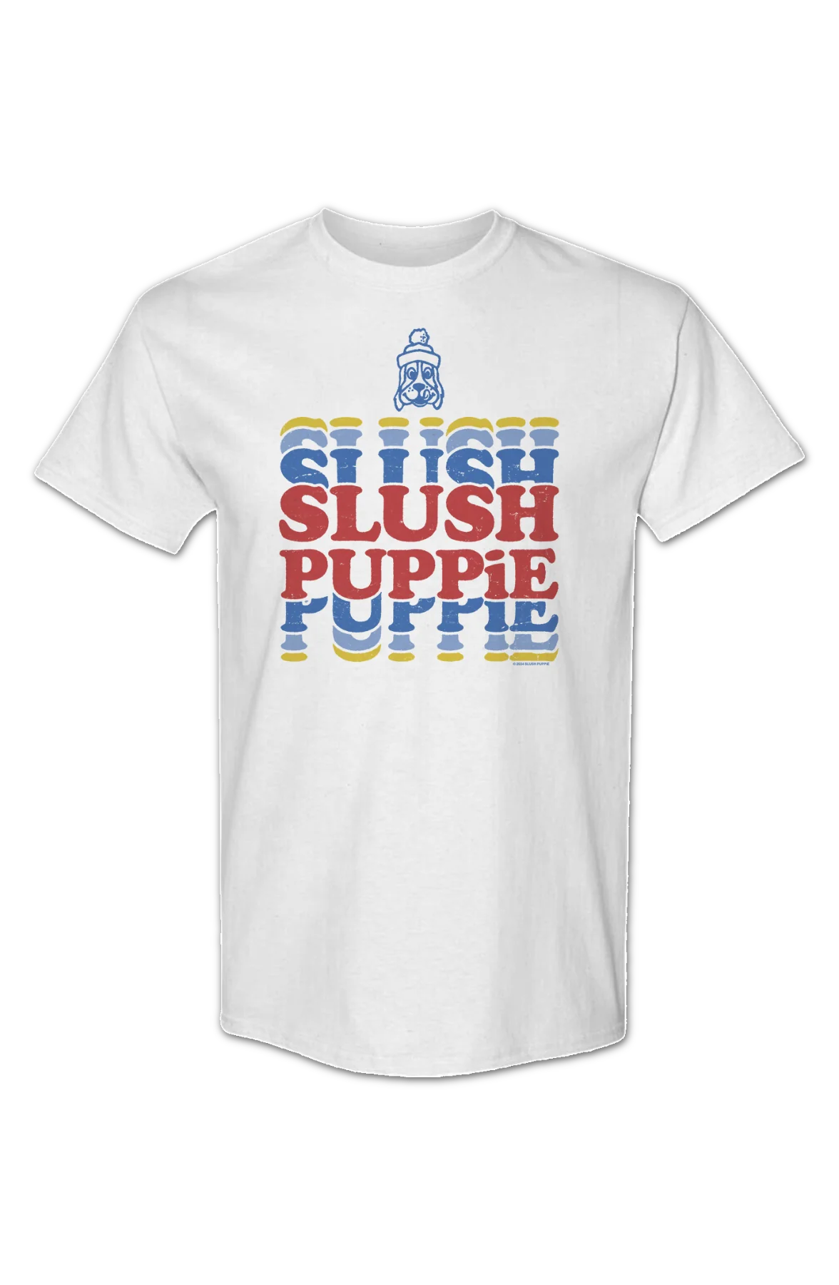 Retro Stacked Logo Slush Puppie T-Shirt - Image 2