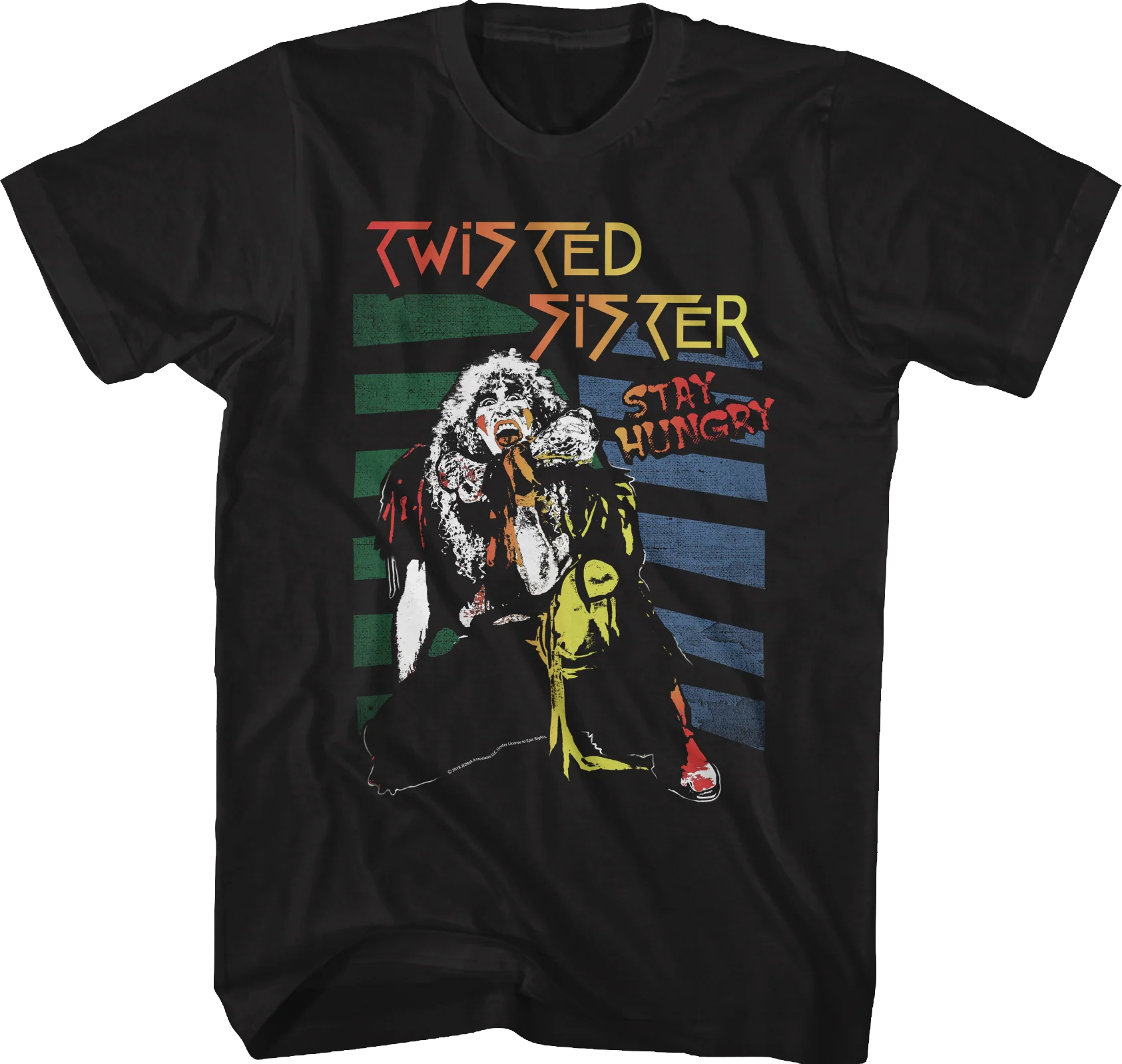 Retro Stay Hungry Twisted Sister T-Shirt