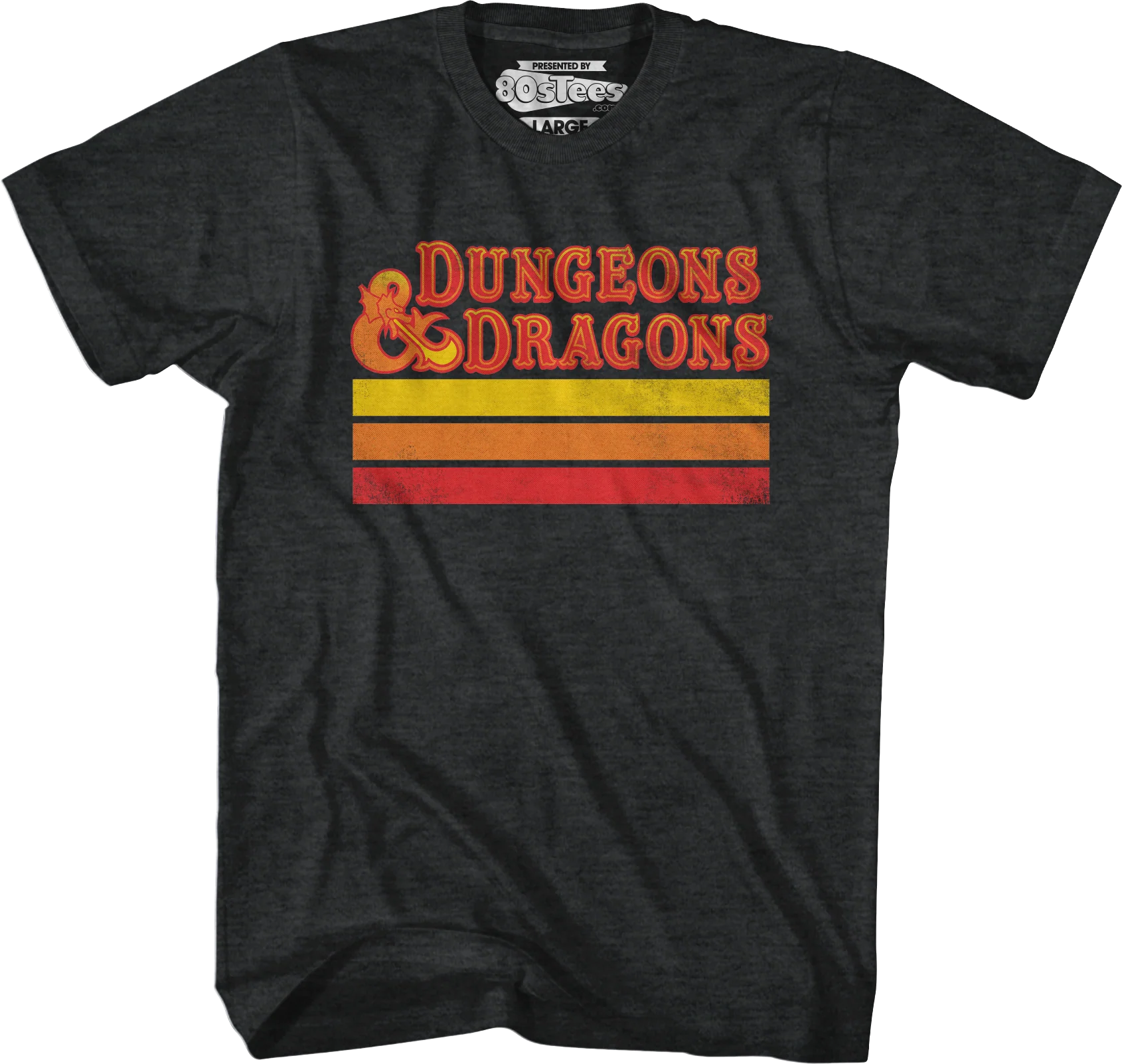 Retro Stripes Dungeons & Dragons T-Shirt