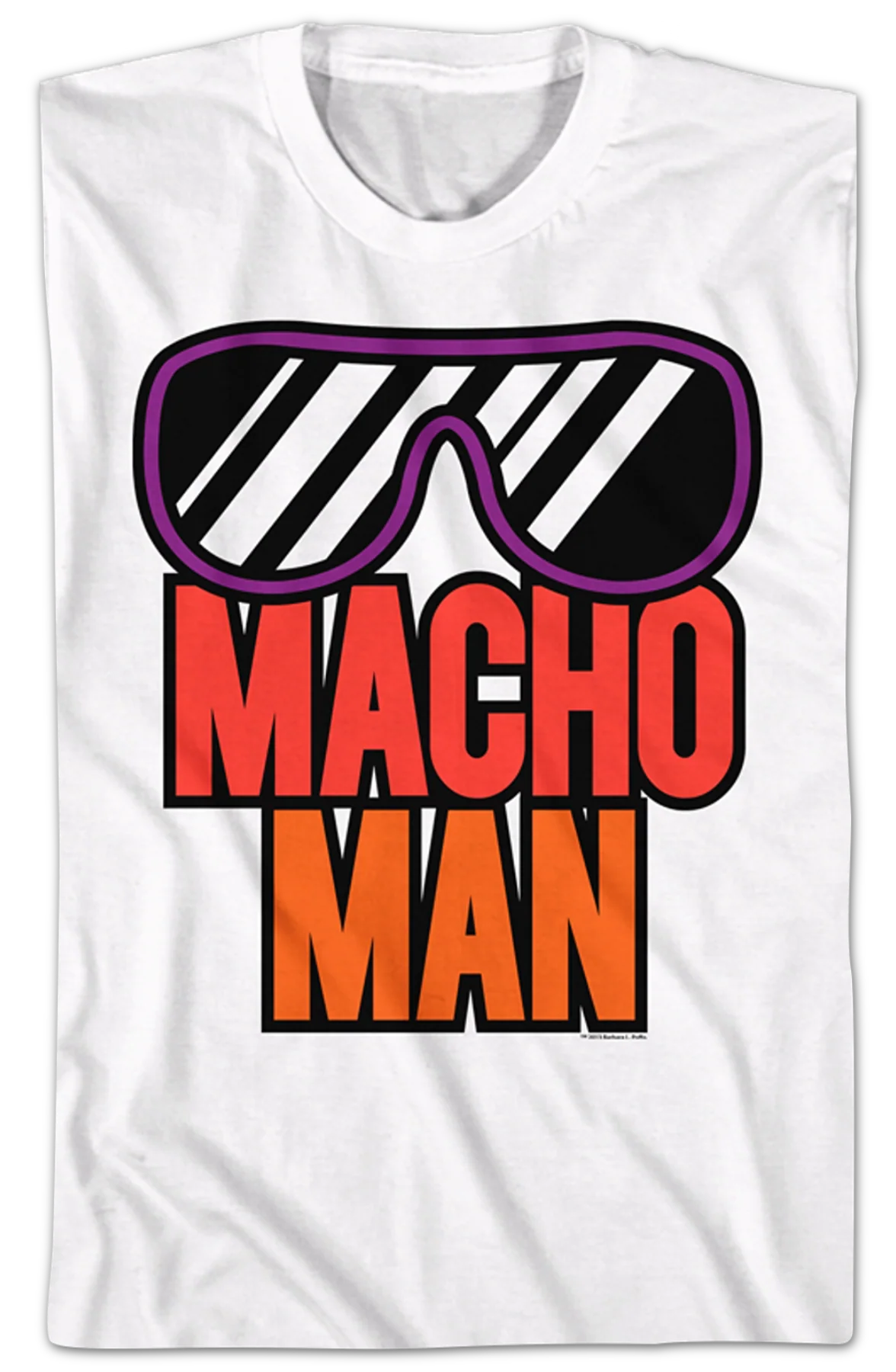 Retro Sunglasses Macho Man Randy Savage T-Shirt - Image 2