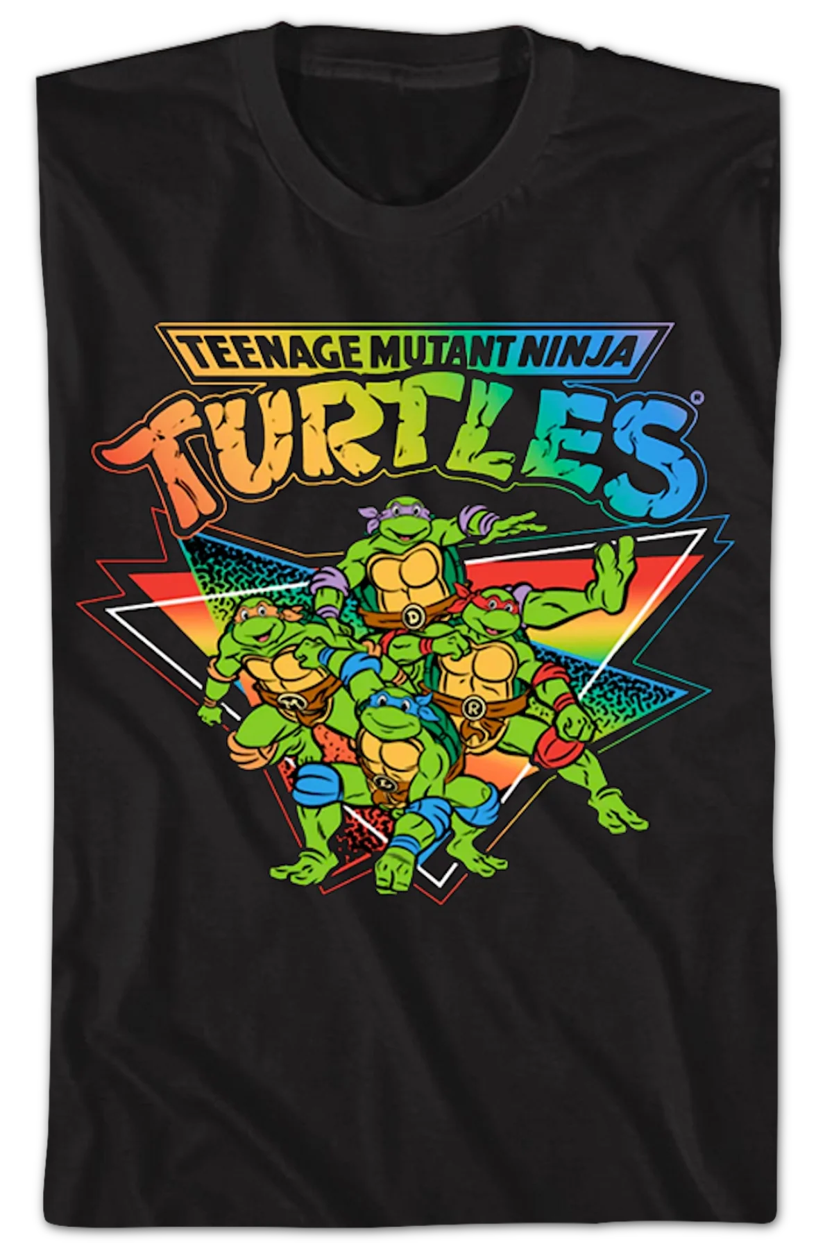 Retro Teenage Mutant Ninja Turtles T-Shirt - Image 2
