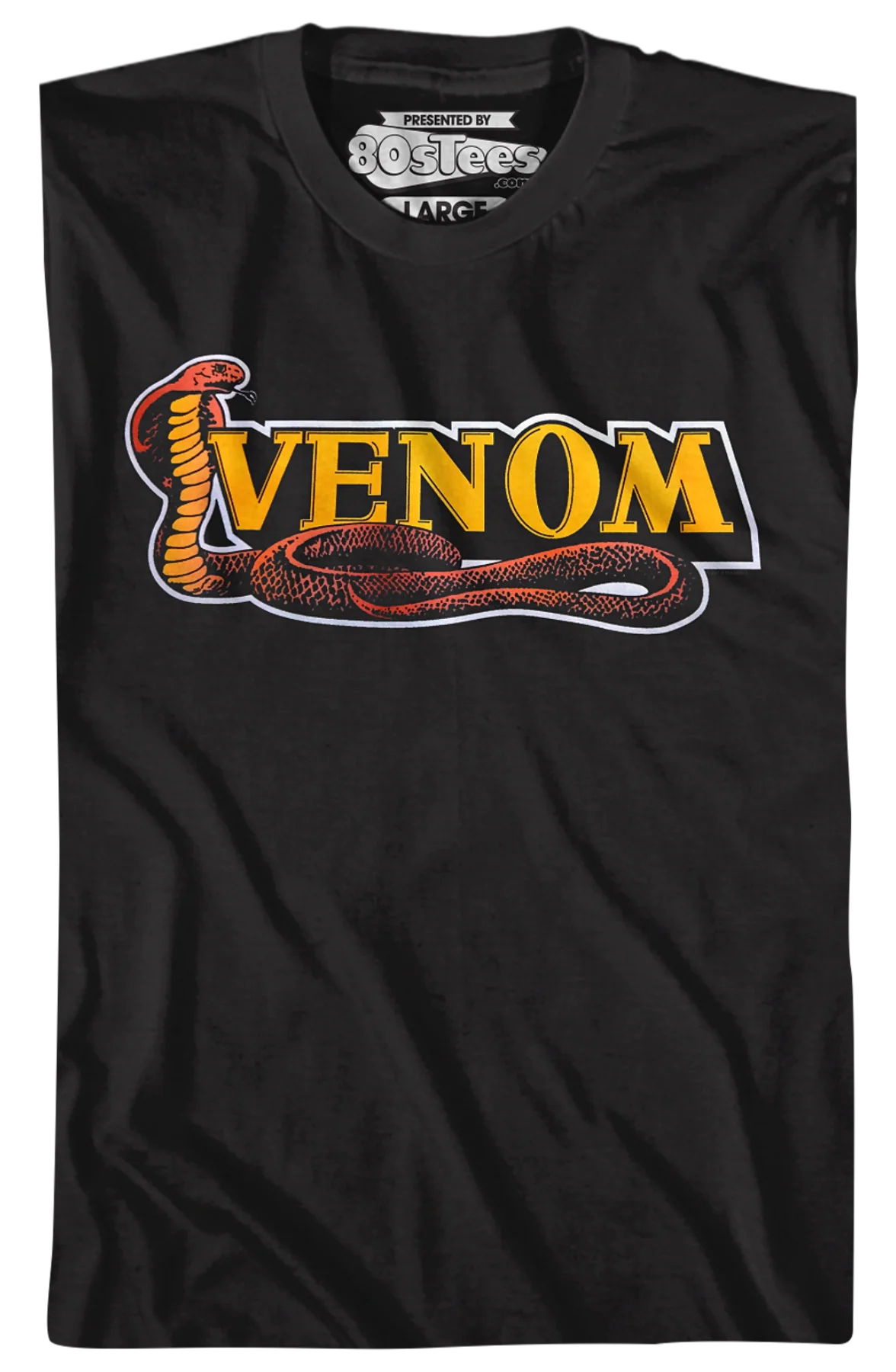 Retro VENOM Logo MASK T-Shirt - Image 2