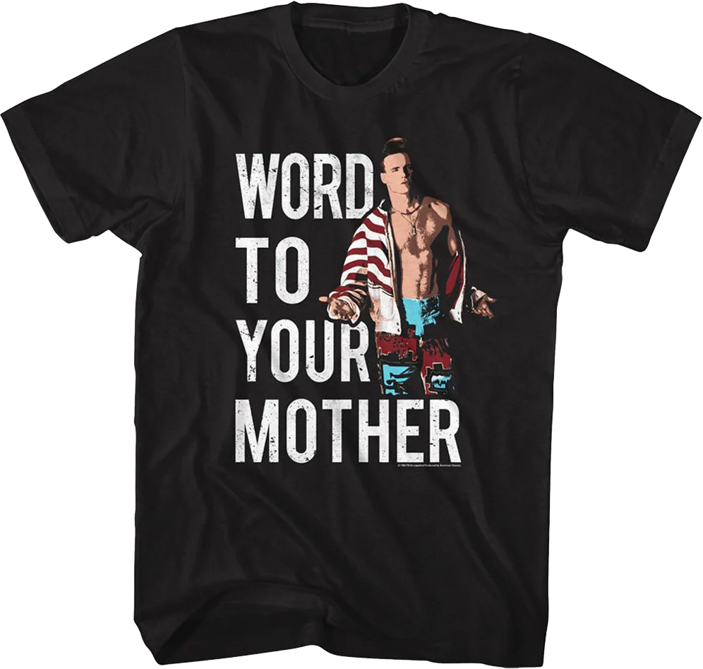 Retro Word To Your Mother Vanilla Ice T-Shirt