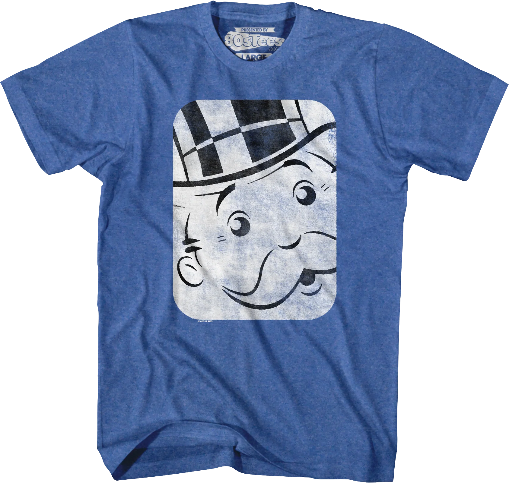 Rich Uncle Pennybags Head Shot Monopoly T-Shirt