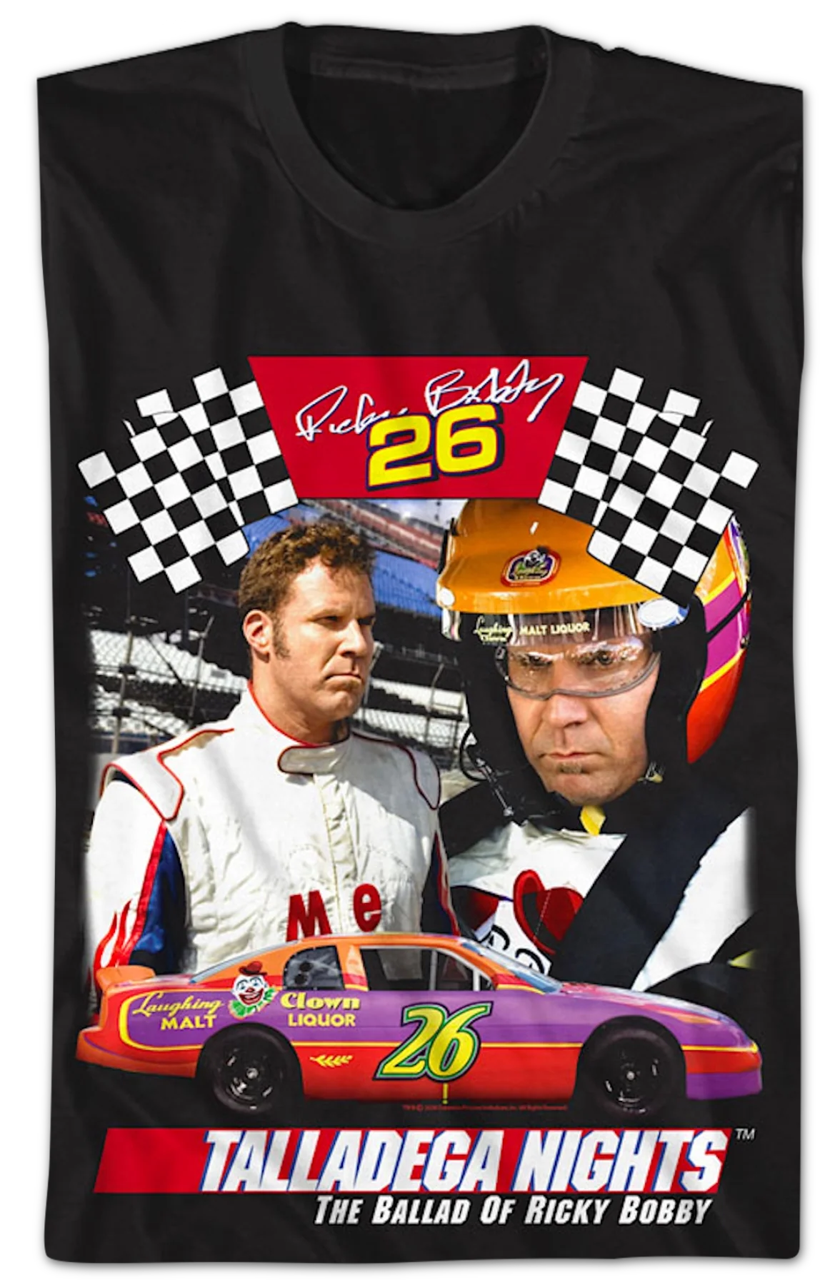 Ricky Bobby Collage Talladega Nights T-Shirt - Image 2