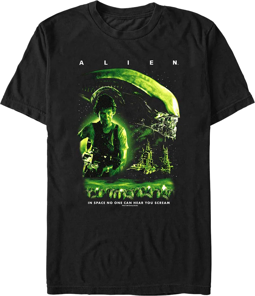 Ripley & Xenomorph Poster Alien T-Shirt