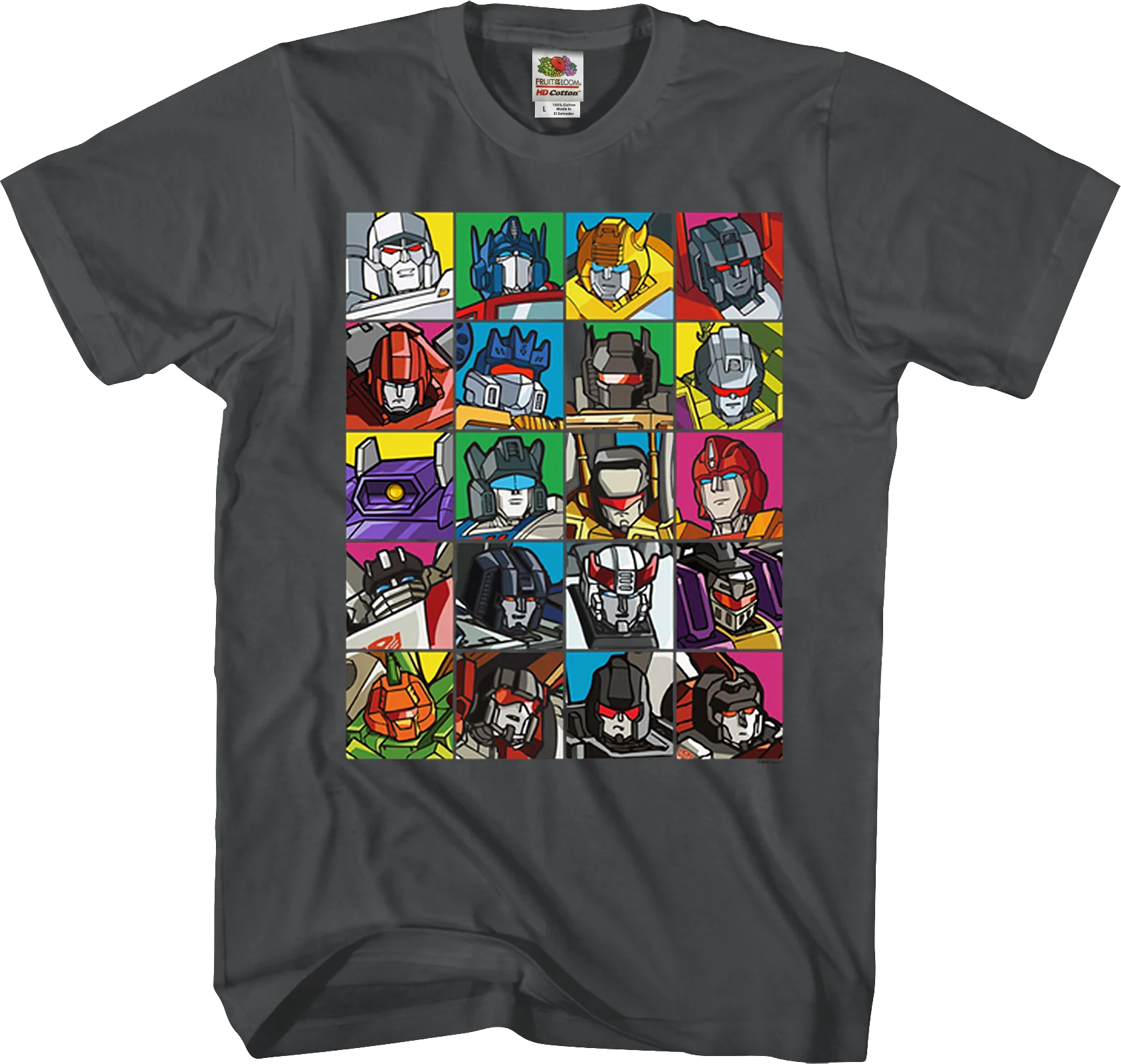 Robot Collage Transformers T-Shirt
