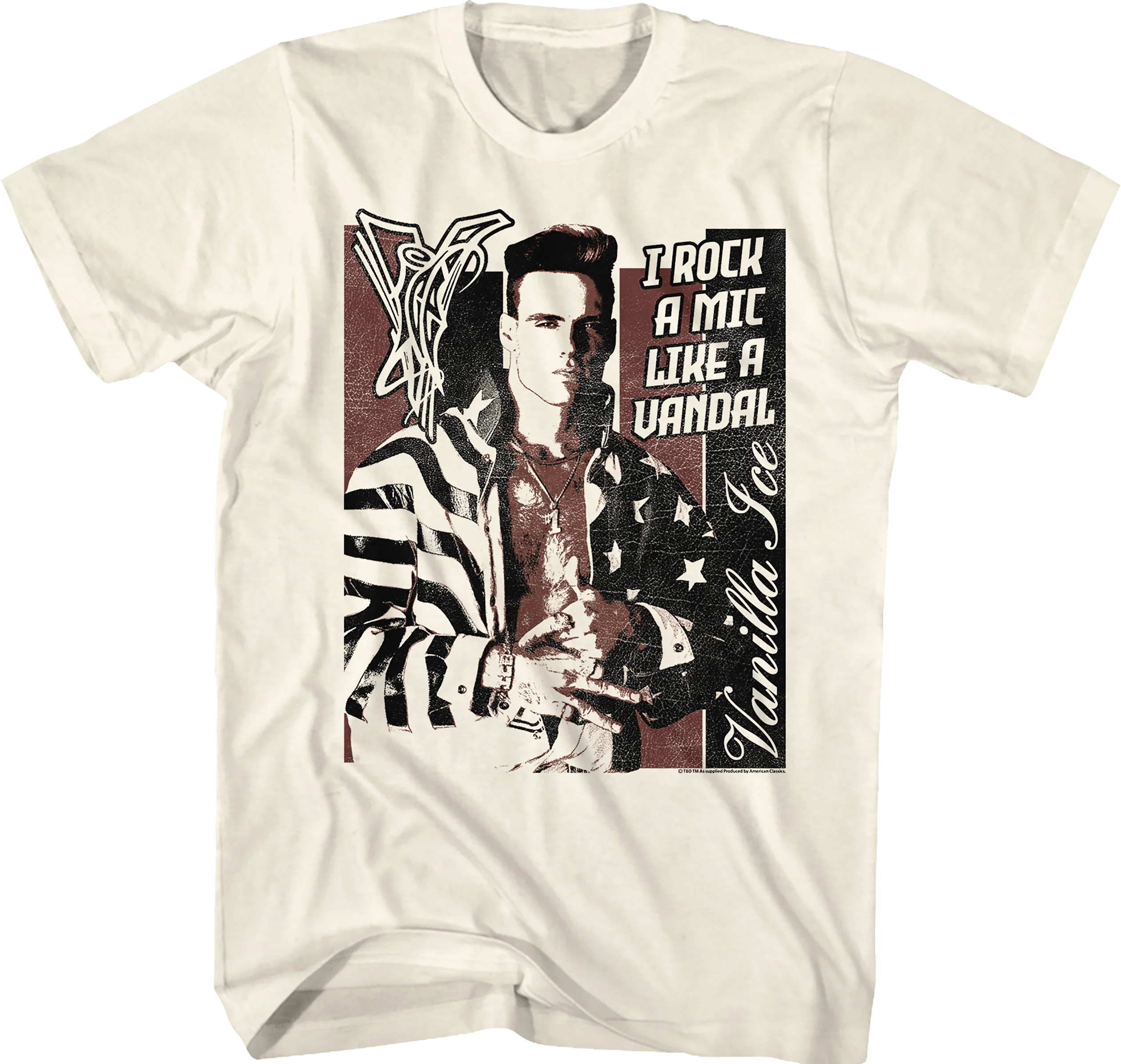 Rock A Mic Like A Vandal Vanilla Ice T-Shirt