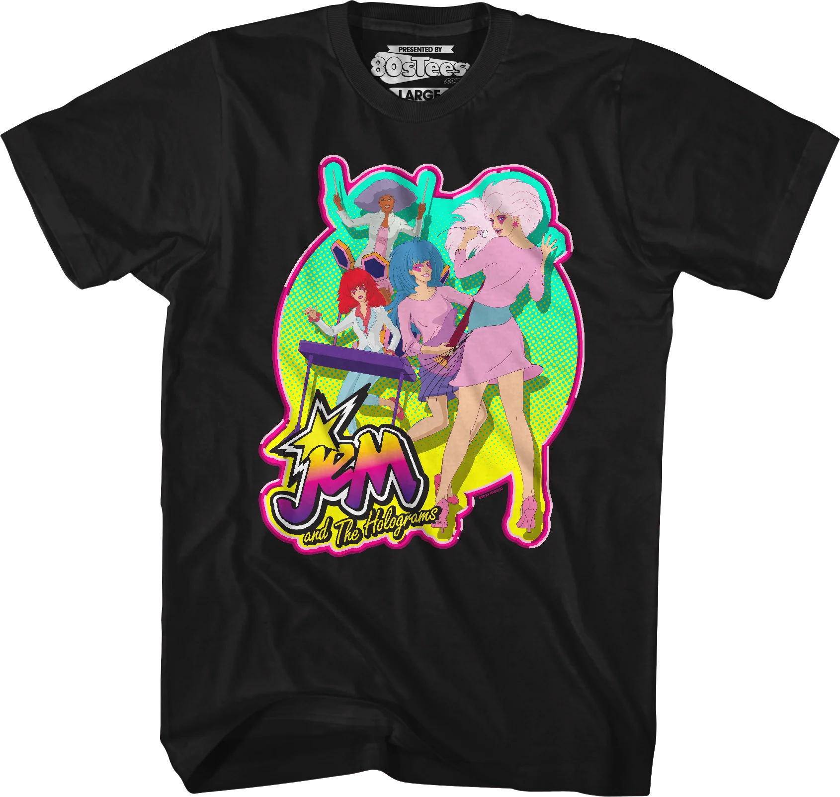 Rock Band Jem And The Holograms T-Shirt - Image 15