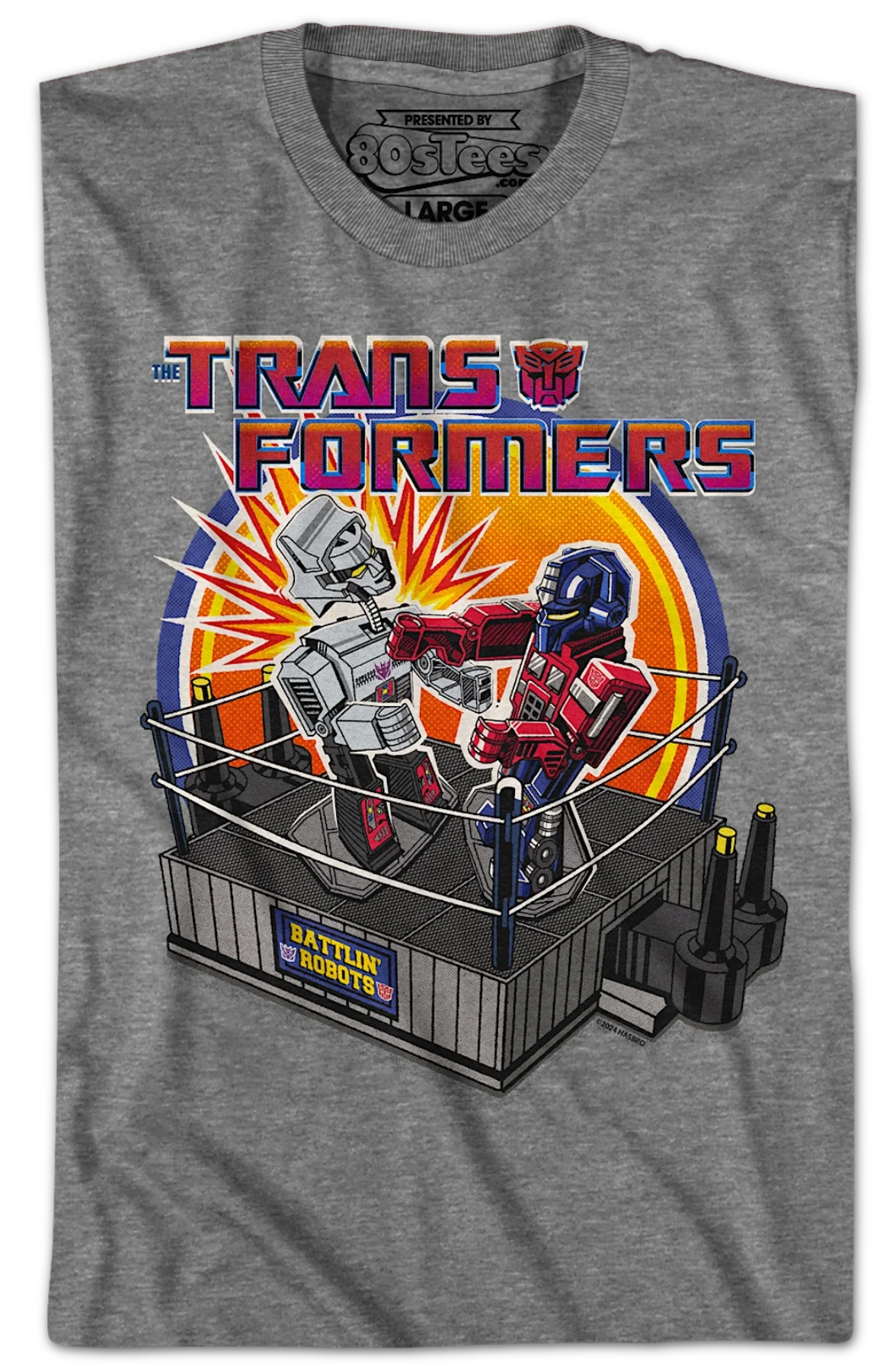 Rock 'Em Sock 'Em Robots Transformers T-Shirt - Image 2
