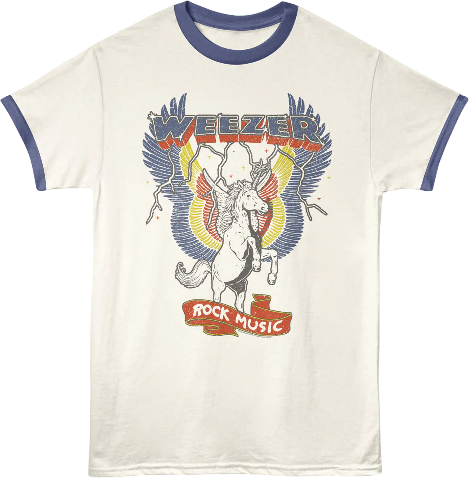Rock Music Weezer Ringer Shirt