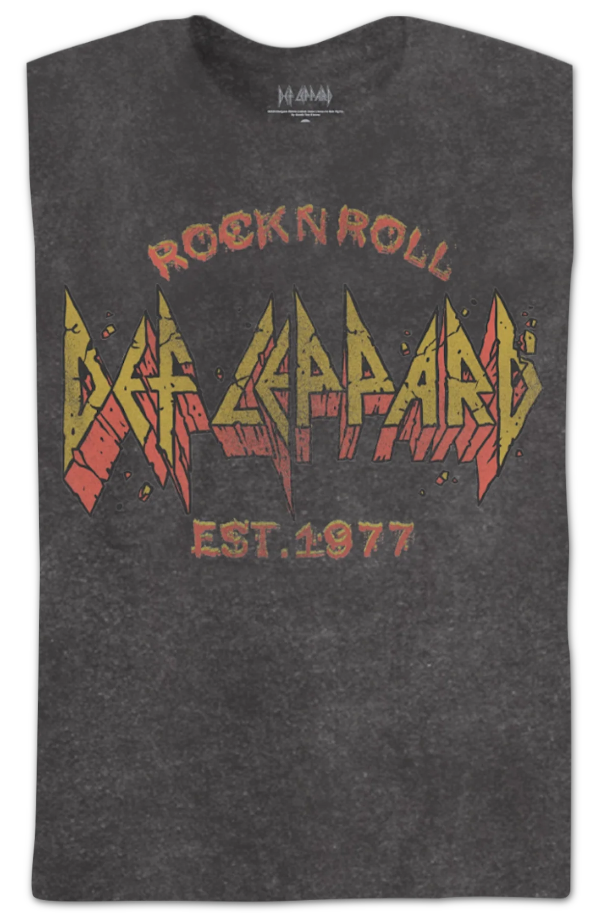Rock N Roll Est. 1977 Def Leppard T-Shirt - Image 2
