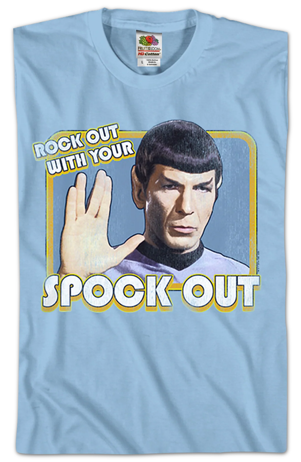 Rock Out With Your Spock Out Star Trek T-Shirt - Image 2