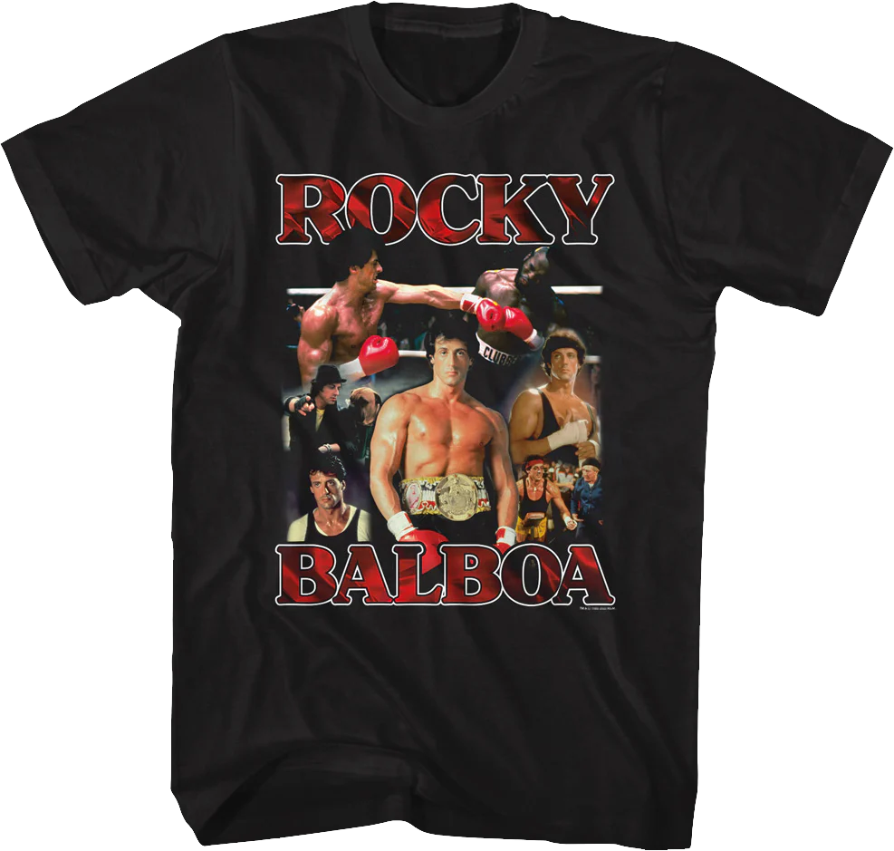 Rocky Balboa Collage Rocky III T-Shirt