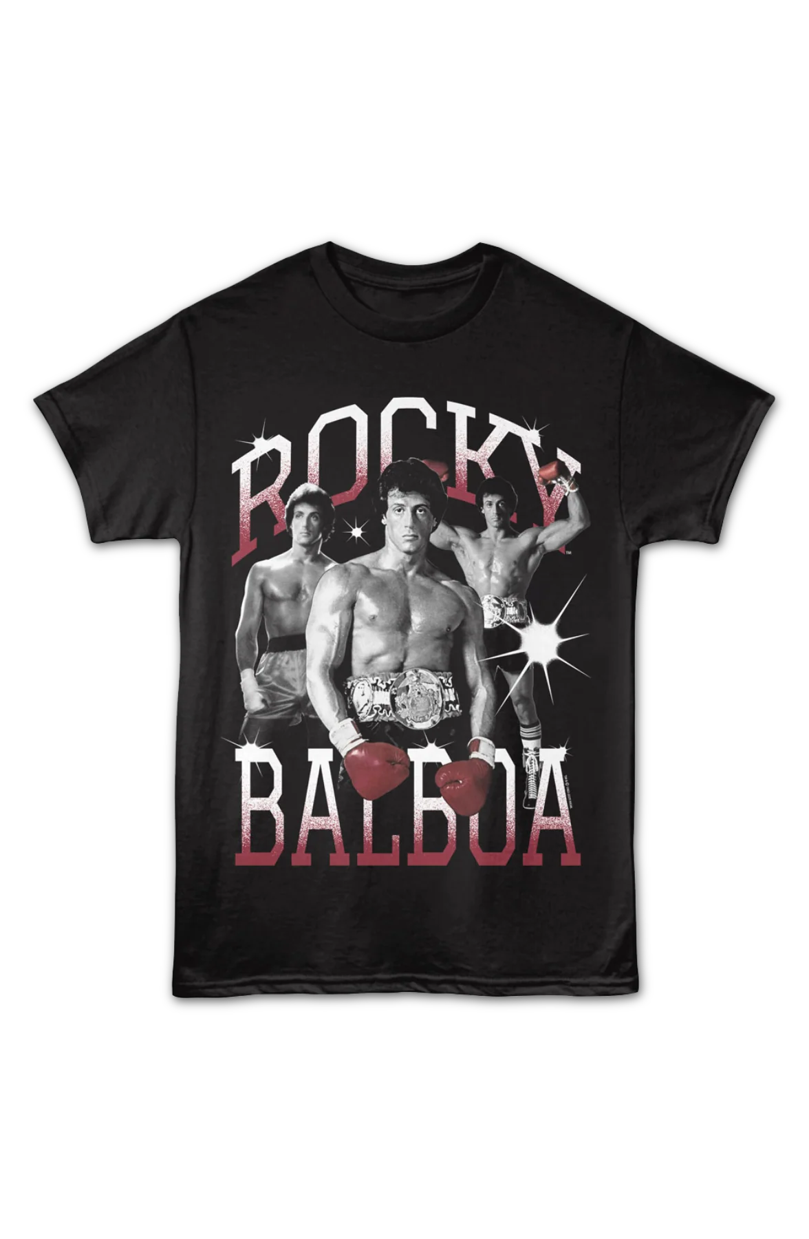 Rocky Balboa Poses Rocky T-Shirt - Image 2