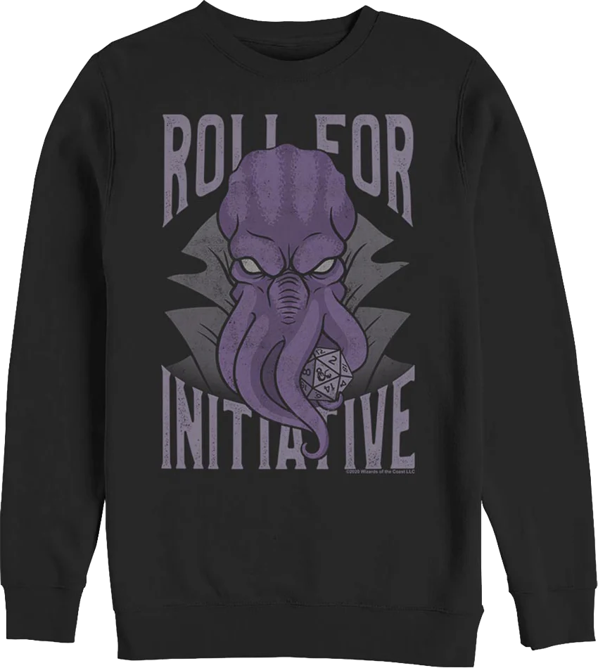 Roll For Initiative Dungeons & Dragons Sweatshirt